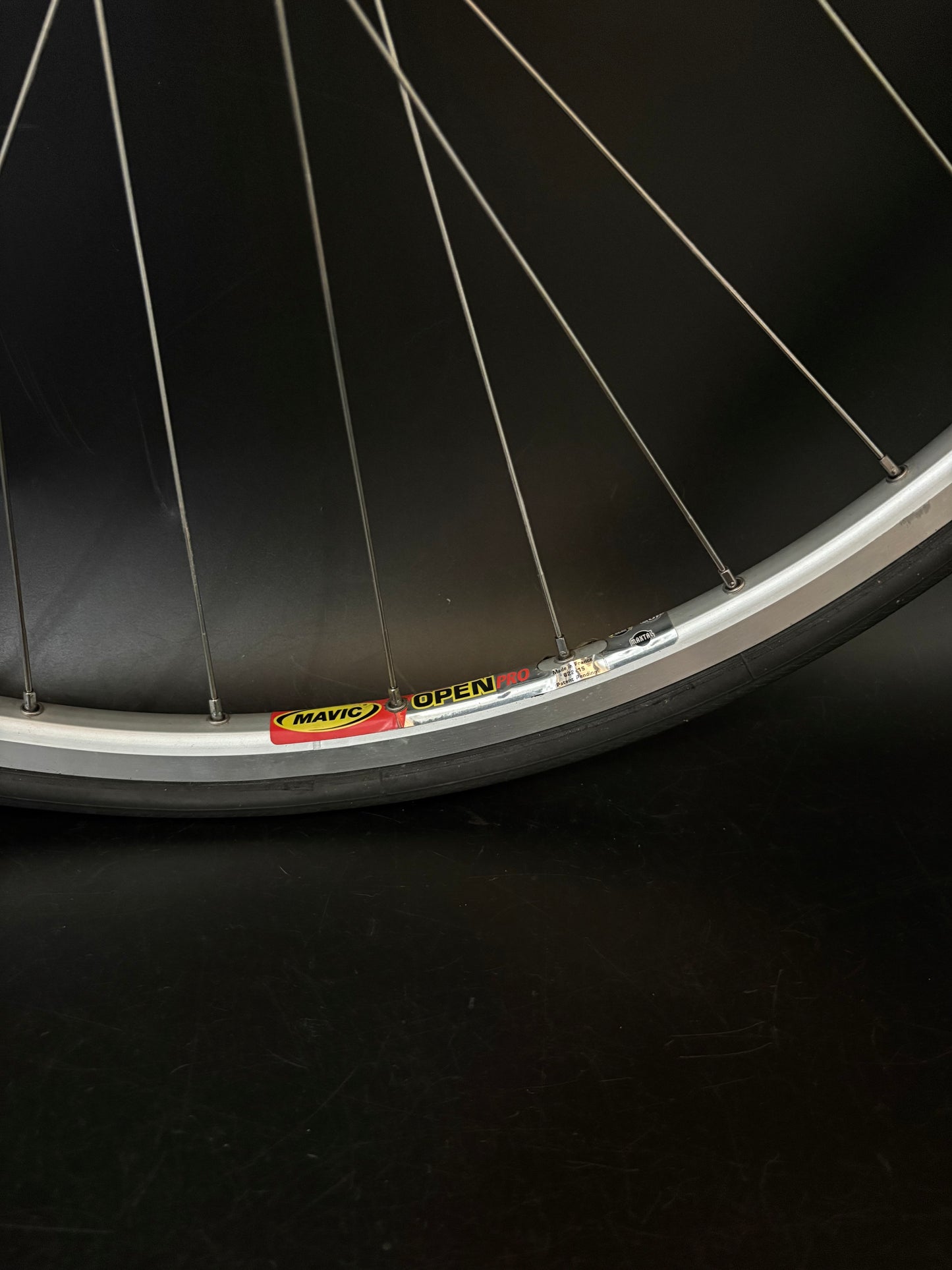 Mavic Open Pro / Campagnolo Record LF Wheelset Silver 32h