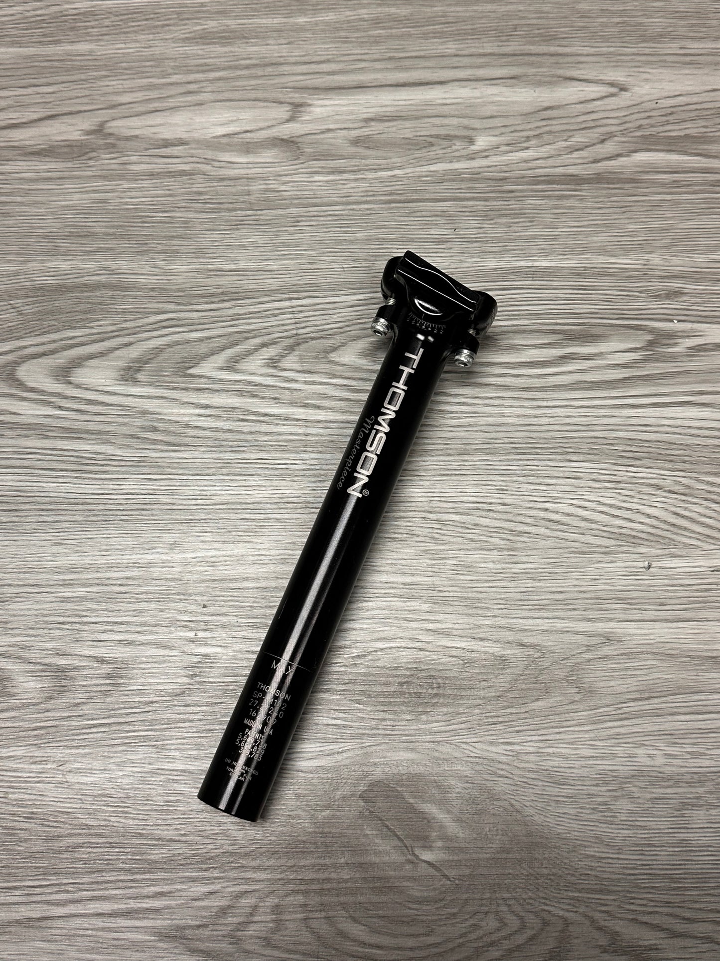 Thomson Masterpiece Seatpost Black 27.2 240mm