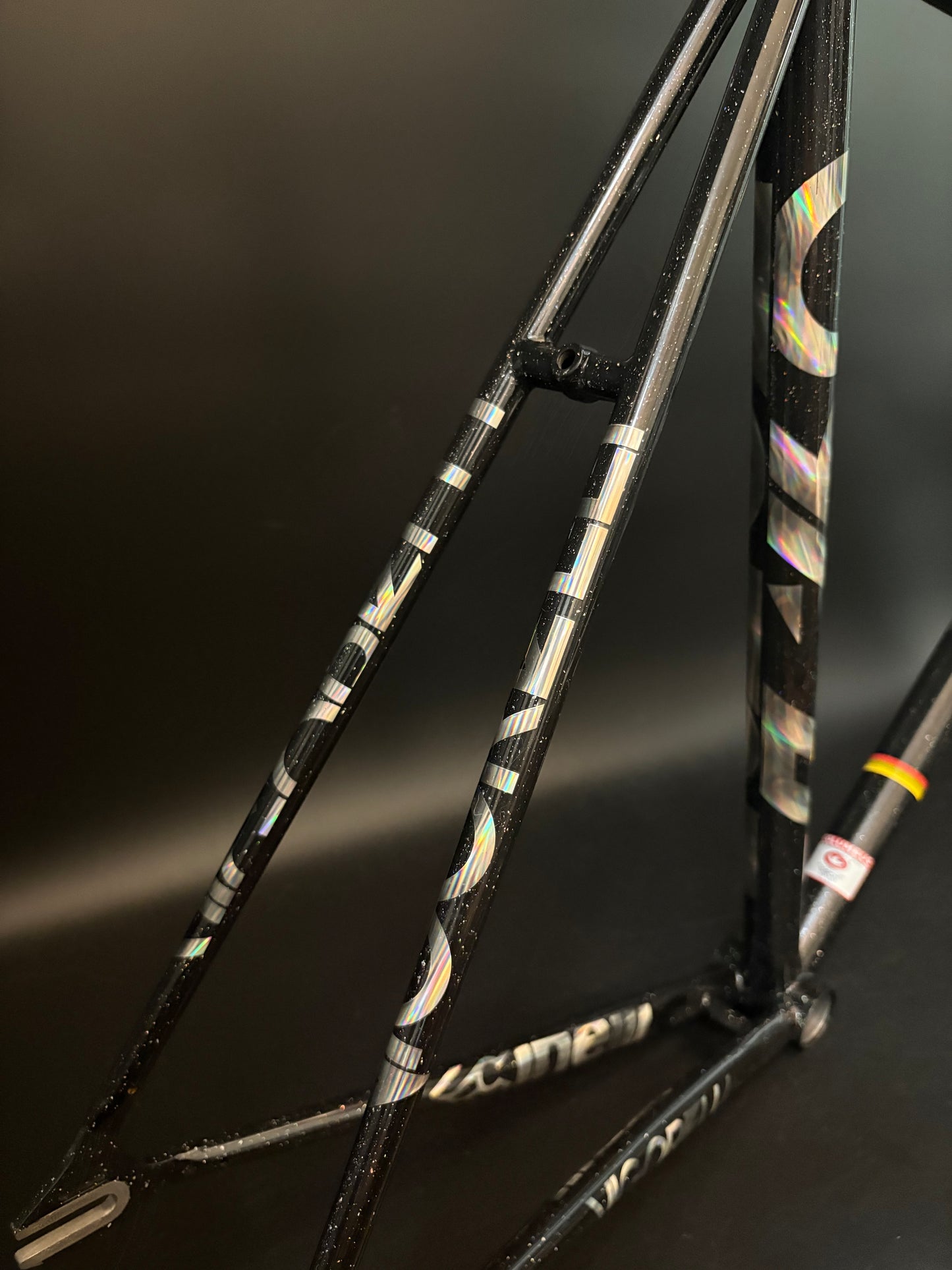 Cinelli Vigorelli Steel Frameset Black Sparkle XL