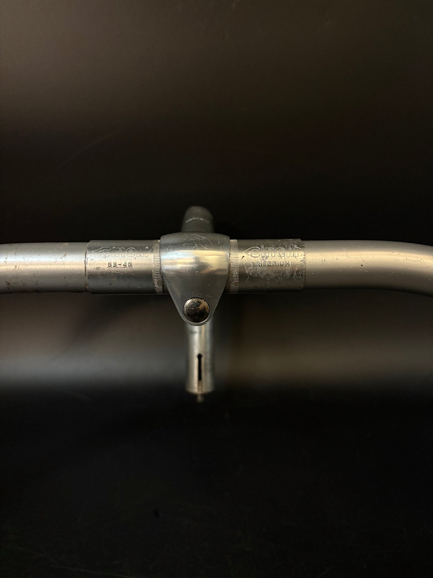 Cinelli Criterium Drop Handlebar Silver 40cm 26.0 + Cinelli Quill Stem 130mm