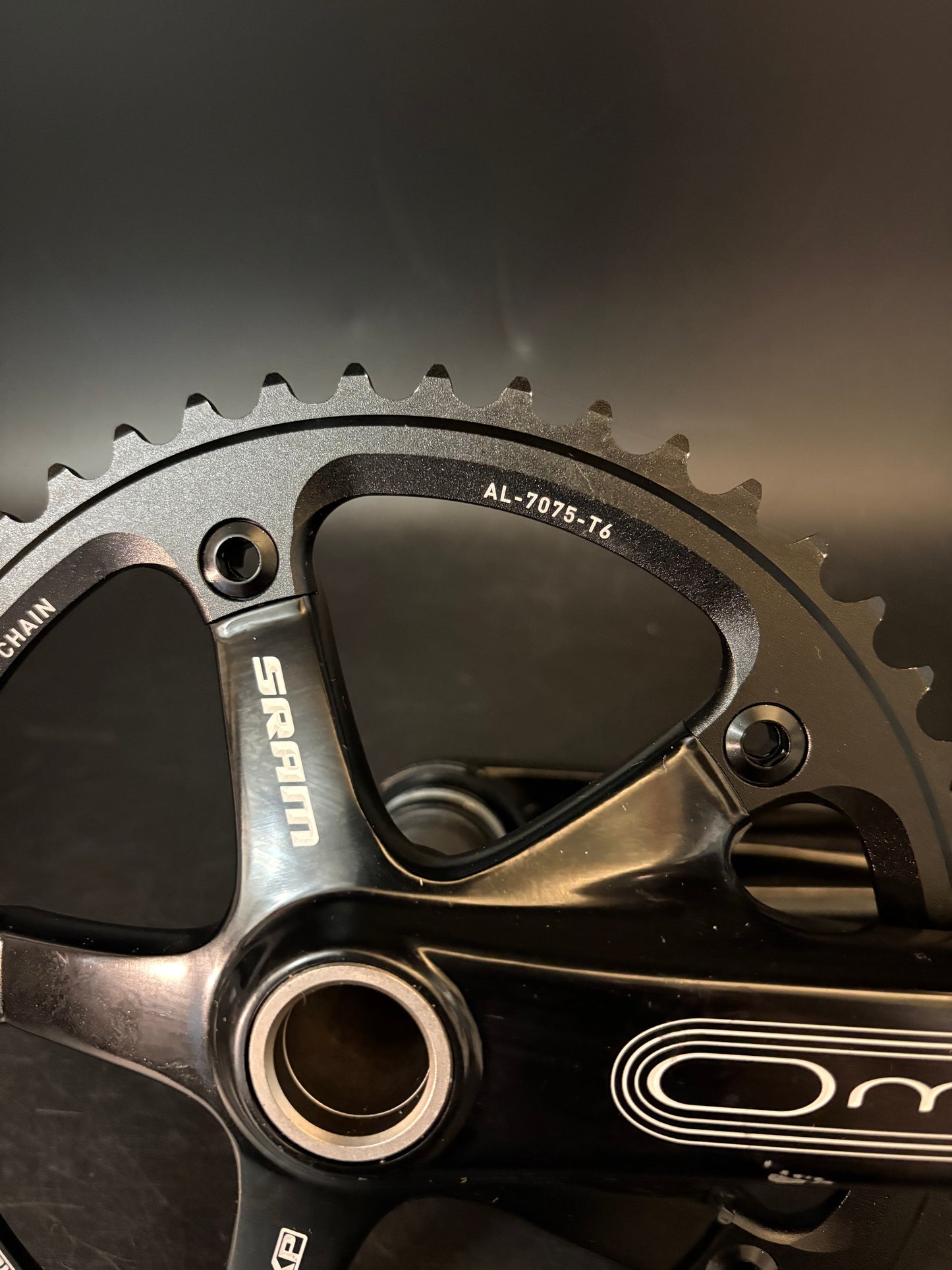 Sram Omnium Crankset Black 165mm 48t