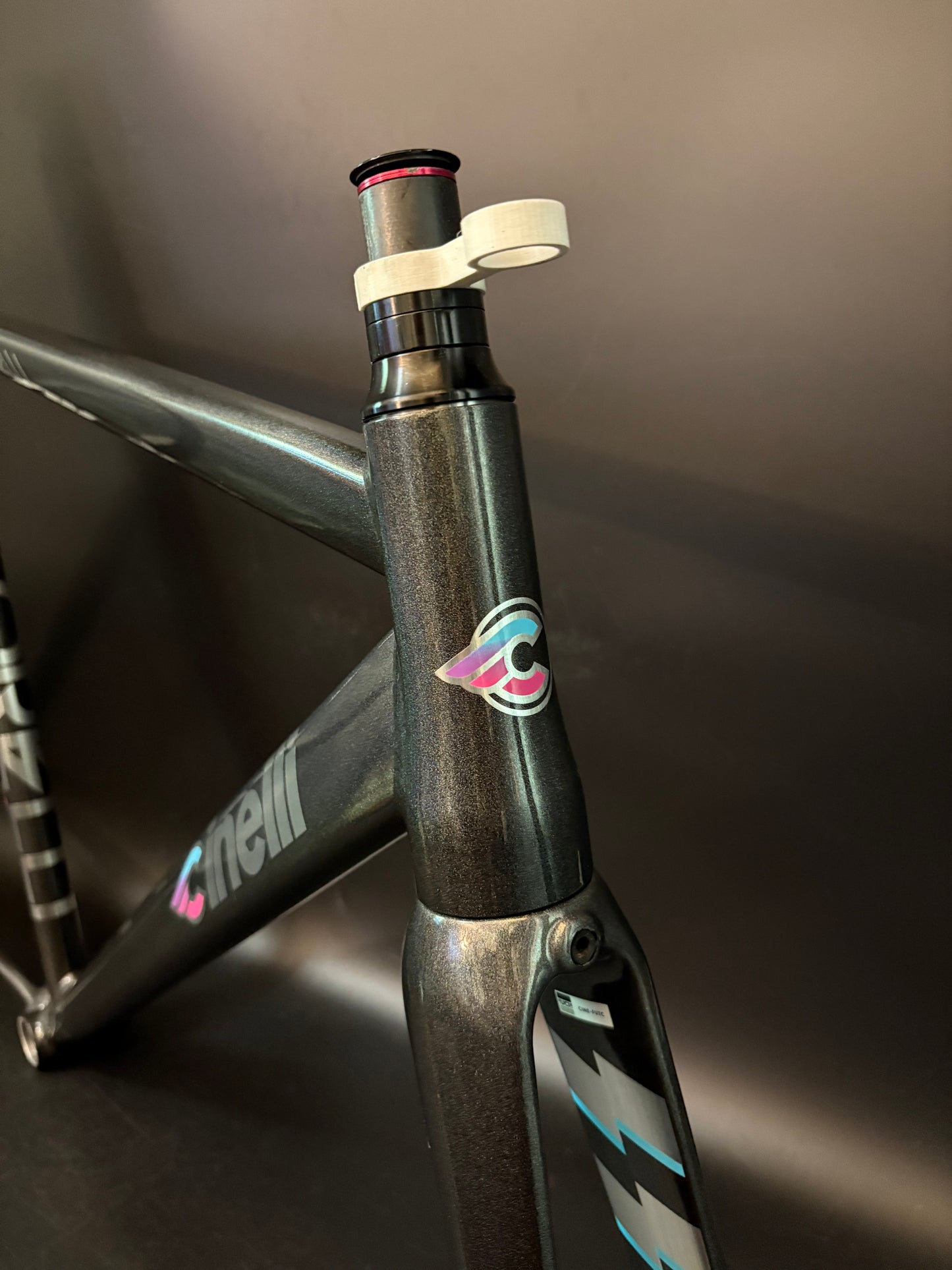 Cinelli Vigorelli 2024 Frameset Grey Rainbow Sparkle L