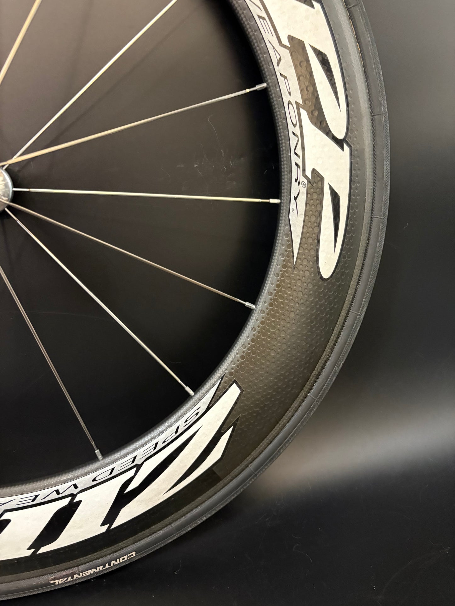 Zipp 808 Tubular Front Wheel Carbon 16h
