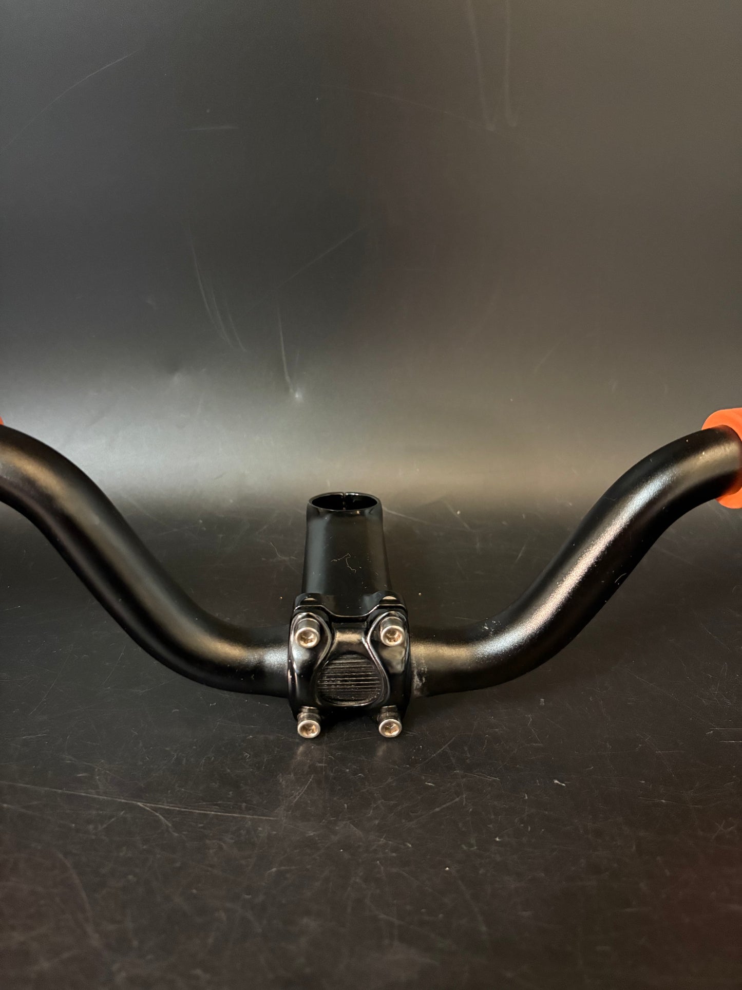 Unbranded Riser Handlebar Black 520mm 25.4 w/ 90mm Stem