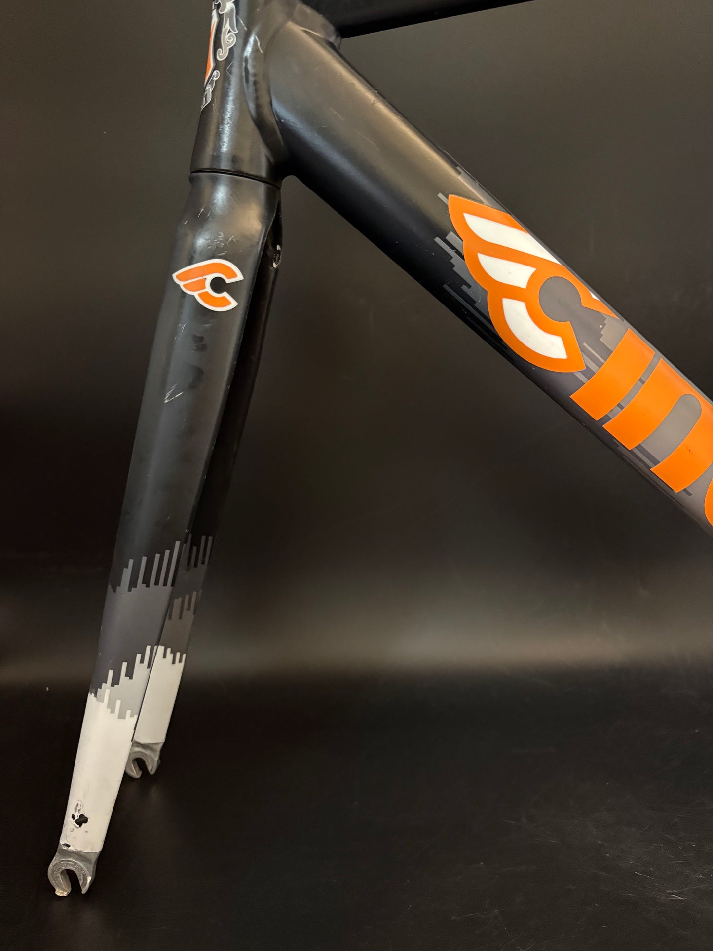Cinelli Mash Histogram Frameset Black/Orange 53cm Medium