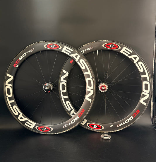 Easton EC90 TKO 55mm Carbon Tubular Wheelset 20/28h