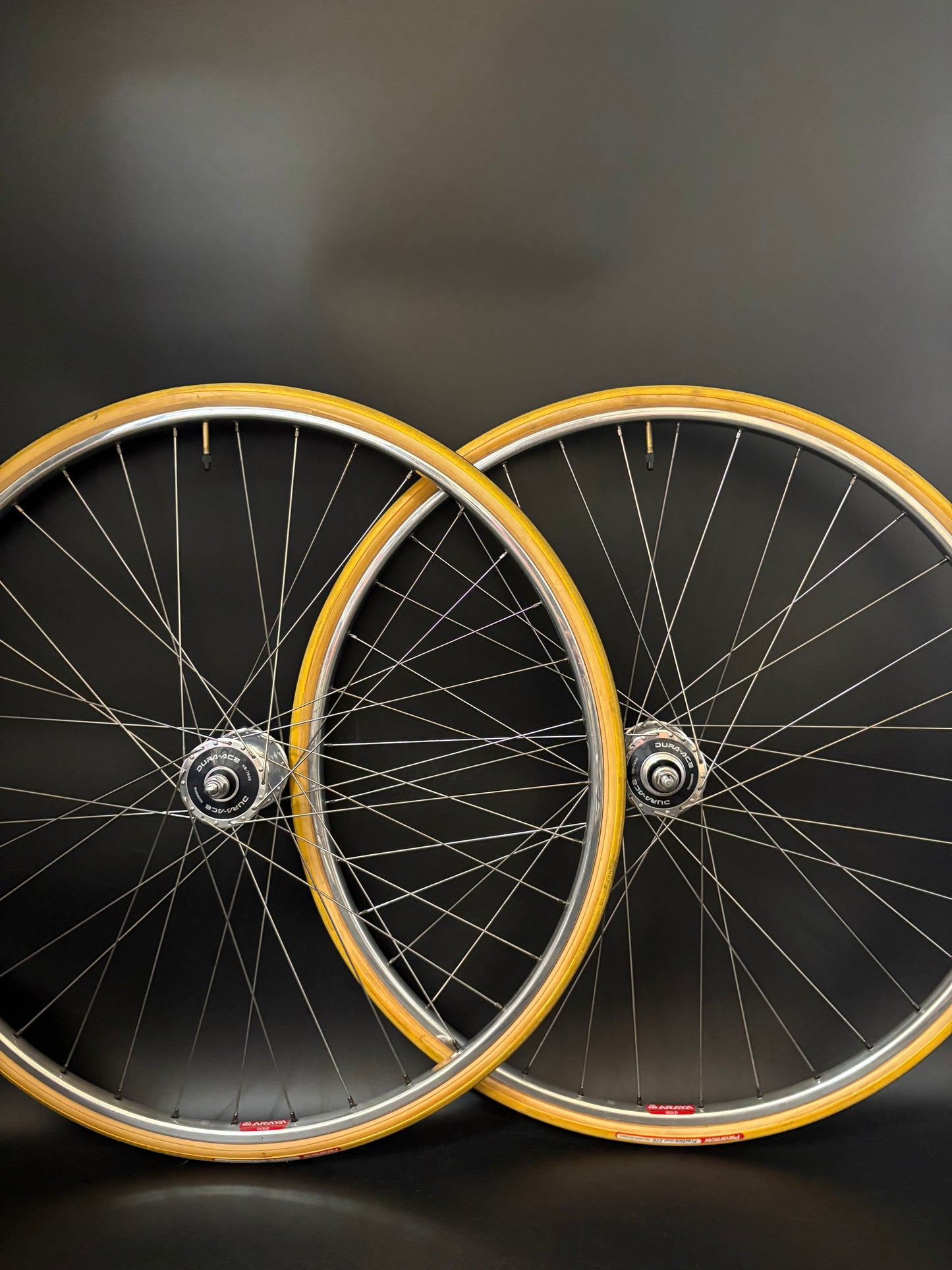 Araya Gold Tubular / Dura Ace 7600 NJS Wheelset 36h