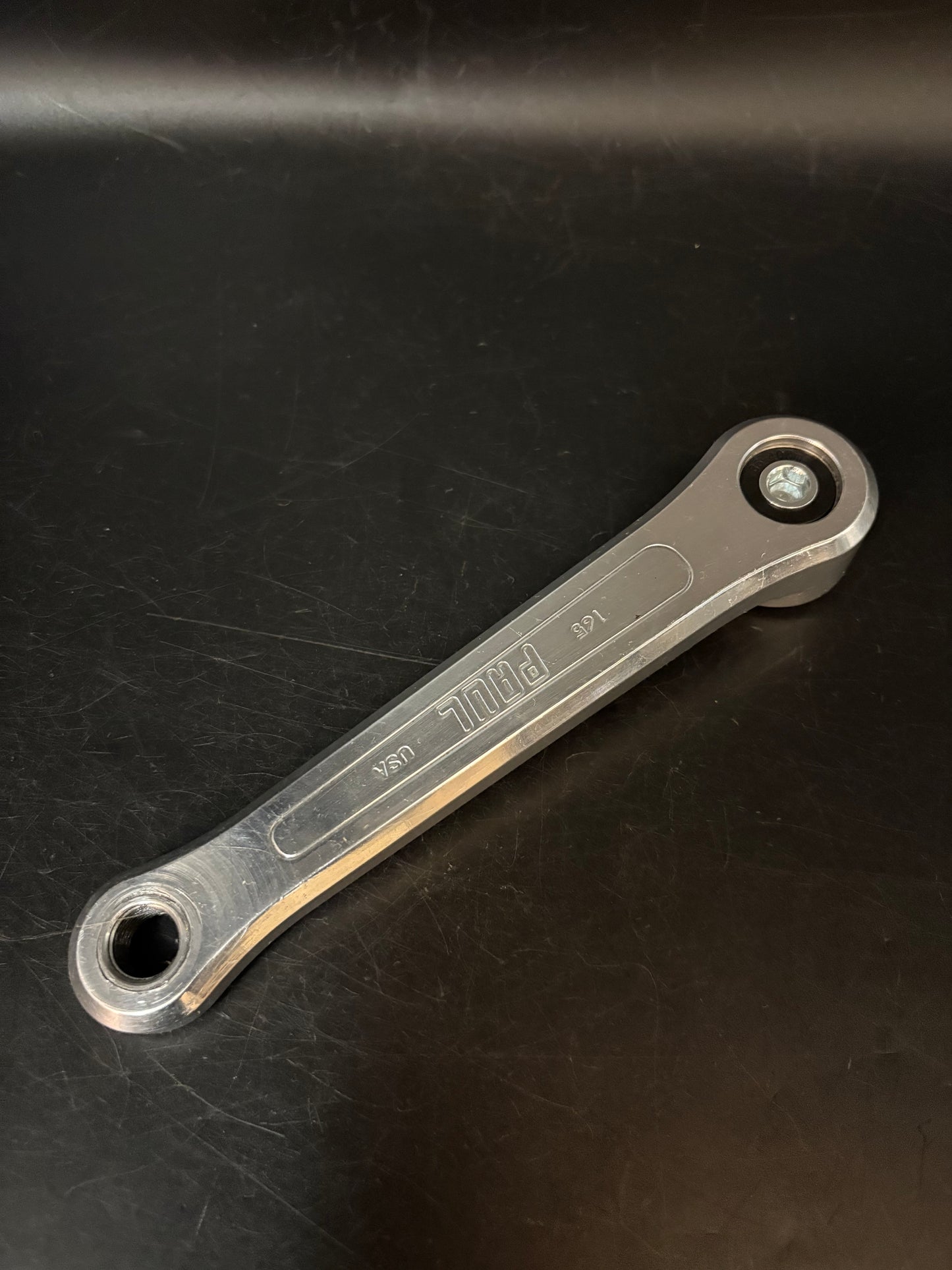 Paul Royal Flush Crankset Silver/Black 165mm 48t