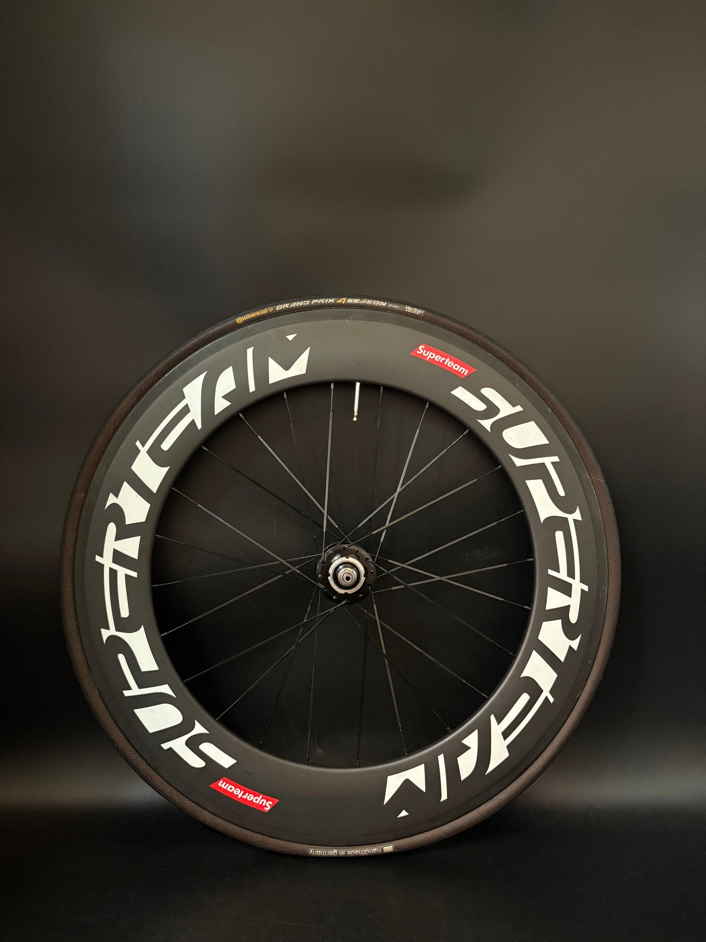 Superteam Carbon Clincher 88mm Rear Wheel 24h