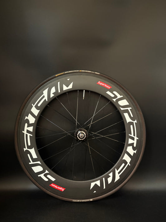 Superteam Carbon Clincher 88mm Rear Wheel 24h