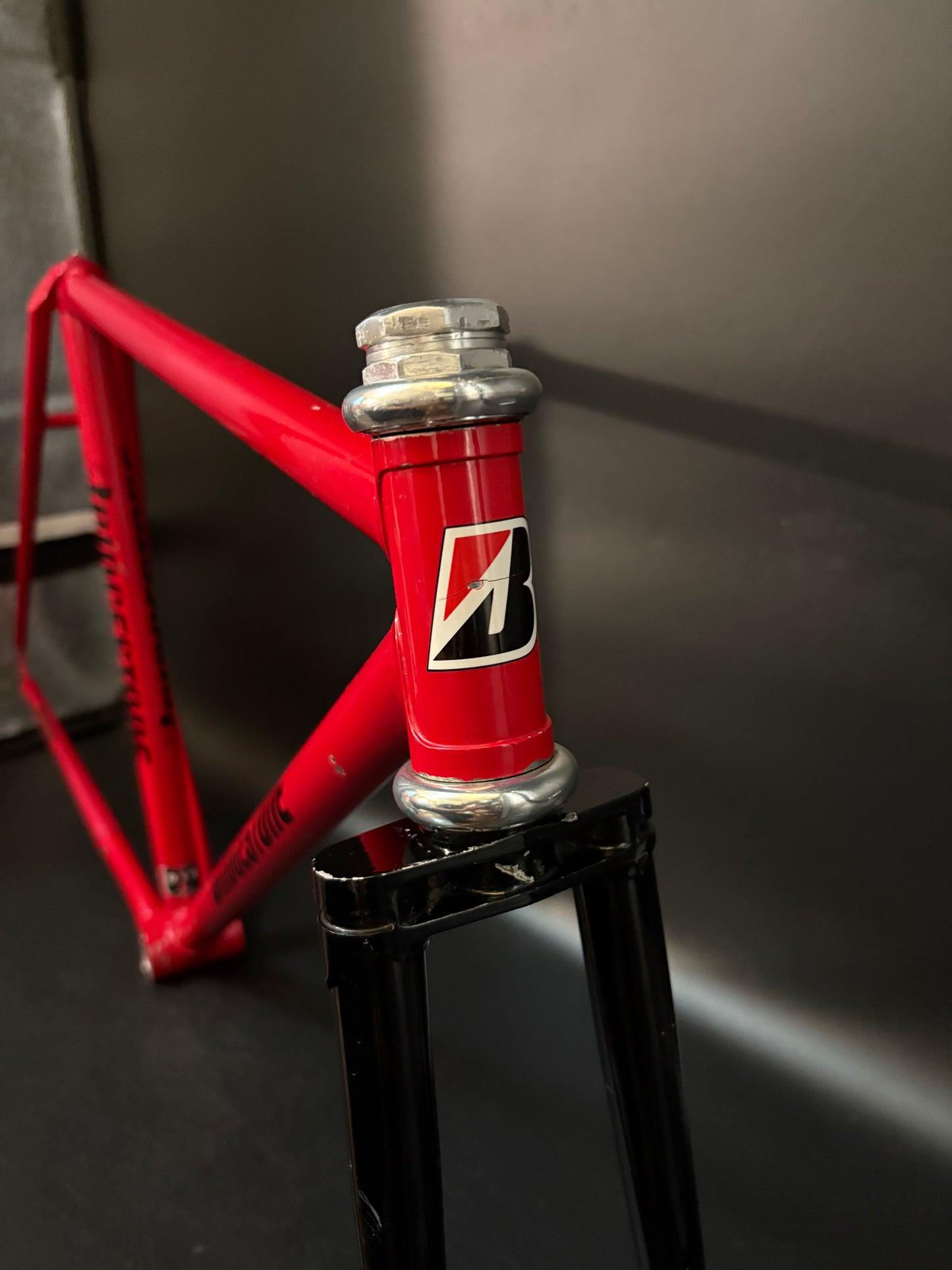 Bridgestone NJS Frameset Red/Black 48cm ST 52cm TT