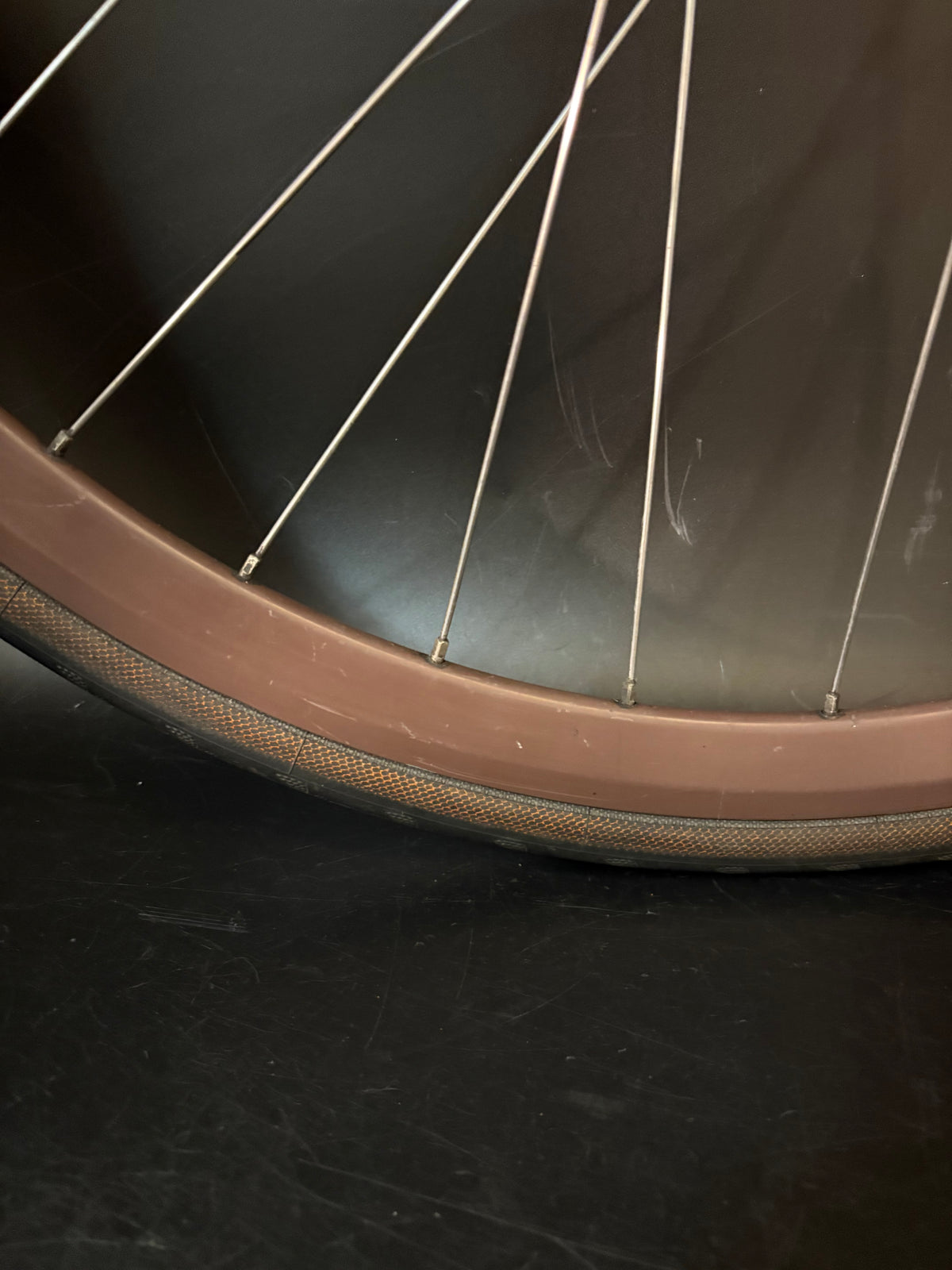 Velocity Deep V Brown / Formula Rear Wheel 32h