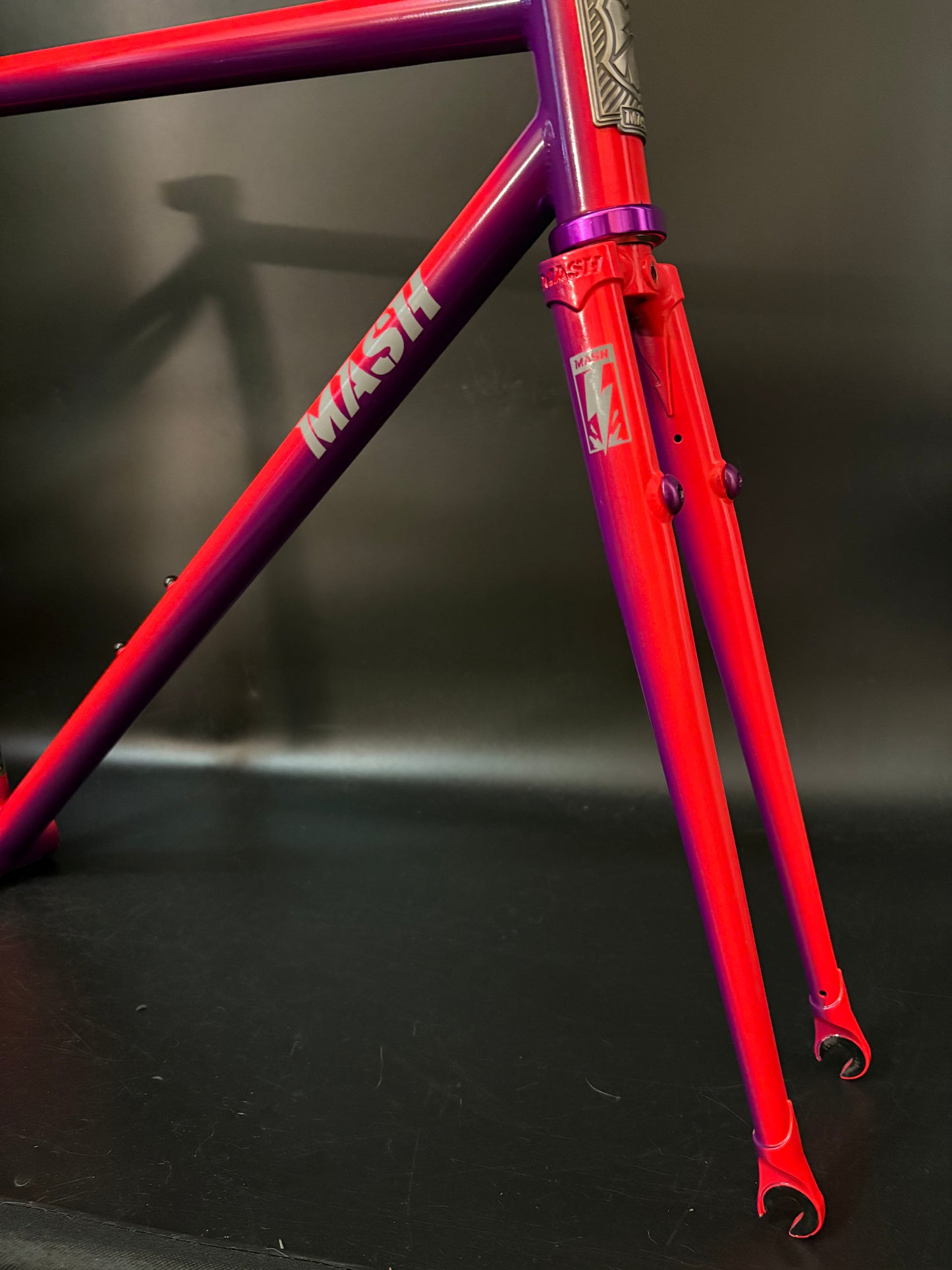 Mash Steel Frameset Neon Purple Fade 53cm
