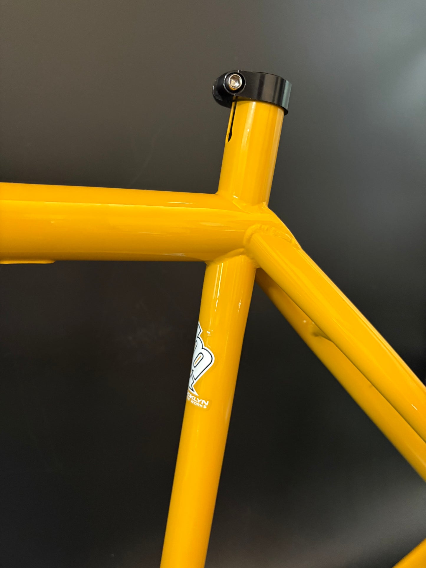 Brooklyn Machine Works Gangsta Track v4 Frameset Yellow Medium