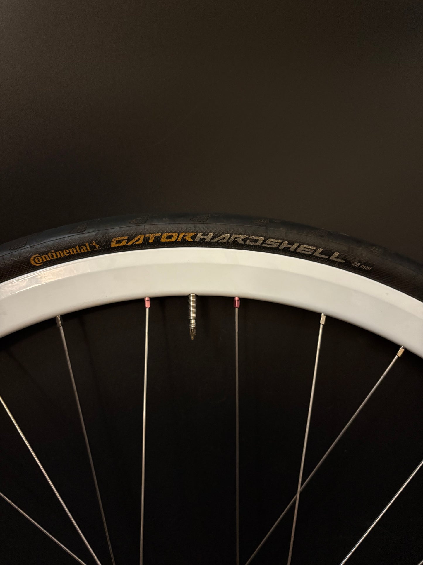 Velocity Deep V White / Gran Compe Pink Wheelset 32h