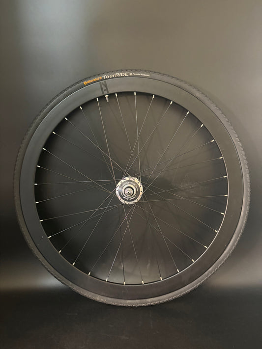 H Plus Son Formation Face / Dura Ace 7600 Rear Wheel Black 32h