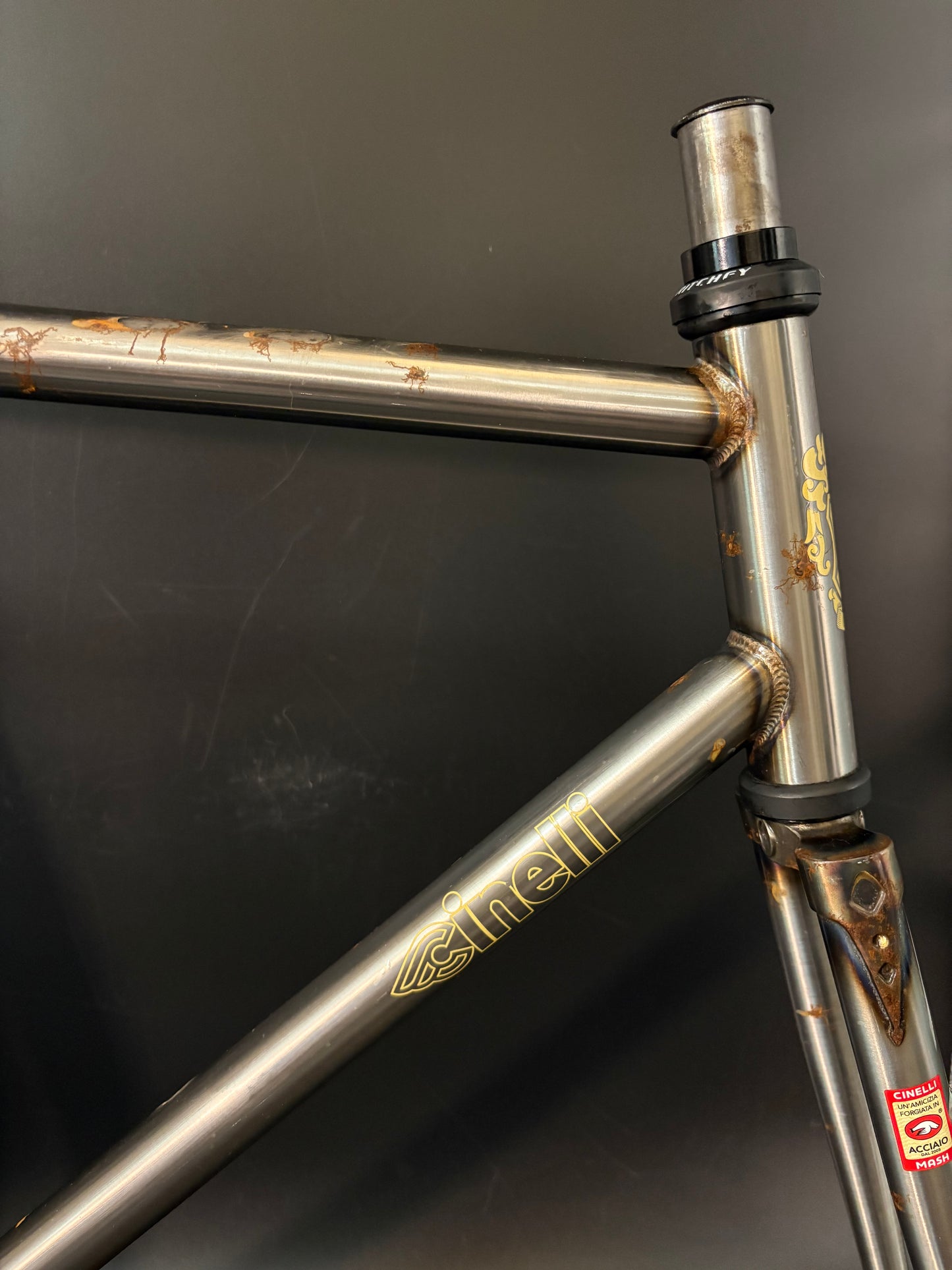 Cinelli Mash Work Frameset Raw 60cm