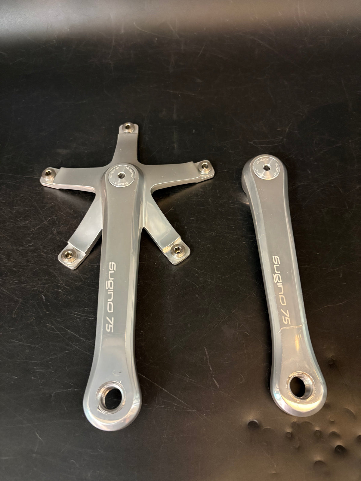 Sugino 75 Cranks Silver 165mm
