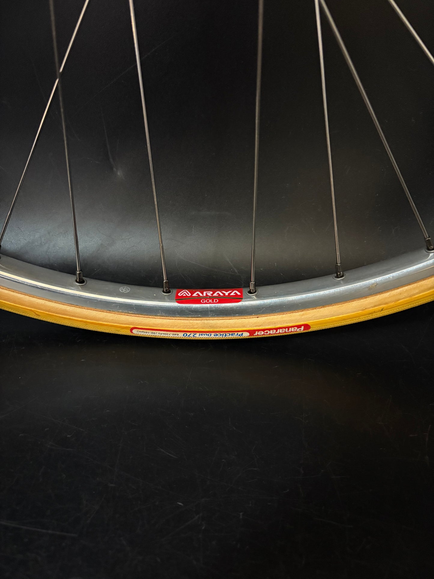 Araya Gold Tubular / Dura Ace 7600 NJS Wheelset 36h
