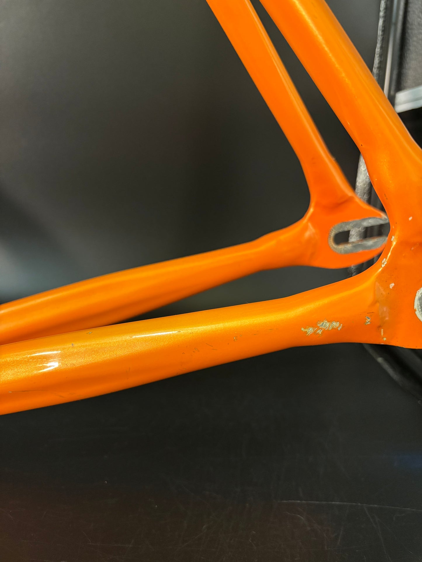 Orbea Lobular Pista Frameset Team Euskaltel Orange/Blue 57sm ST 54cm TT