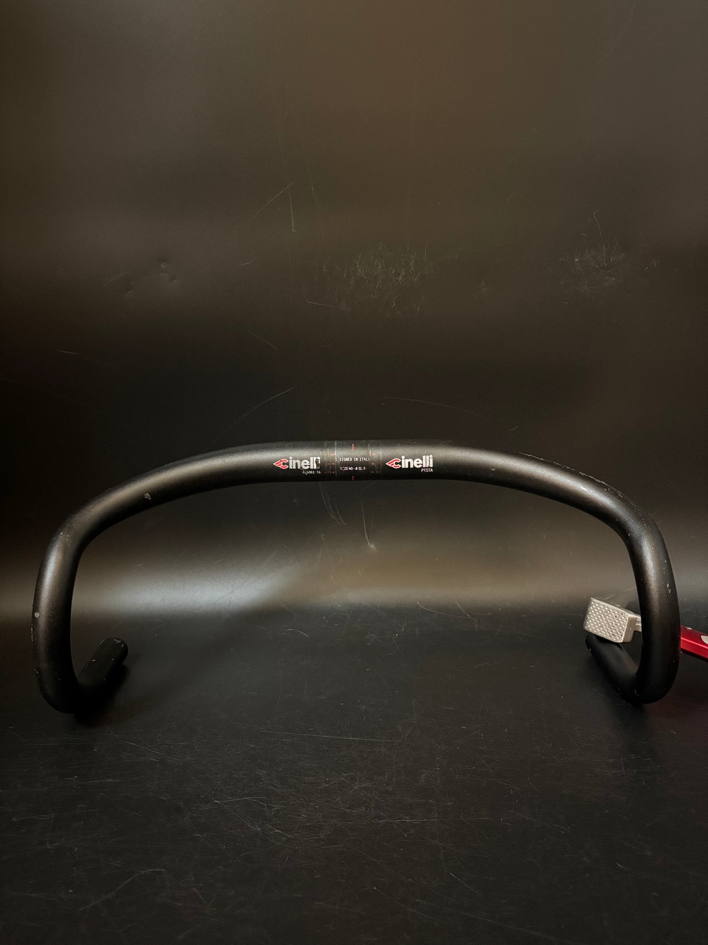 Cinelli Pista Drop Handlebar Black 42cm 31.8