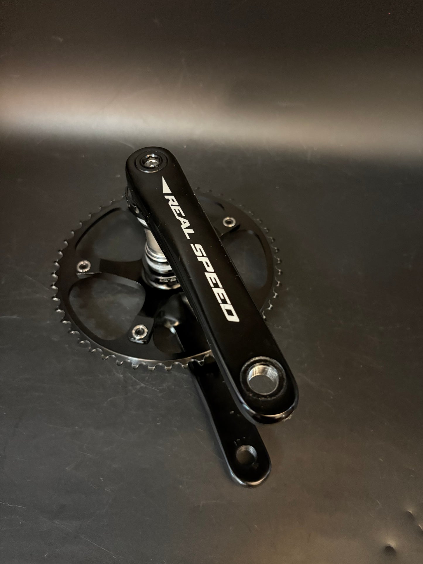 Real Speed TRK-1 Crankset Black 170mm 49t