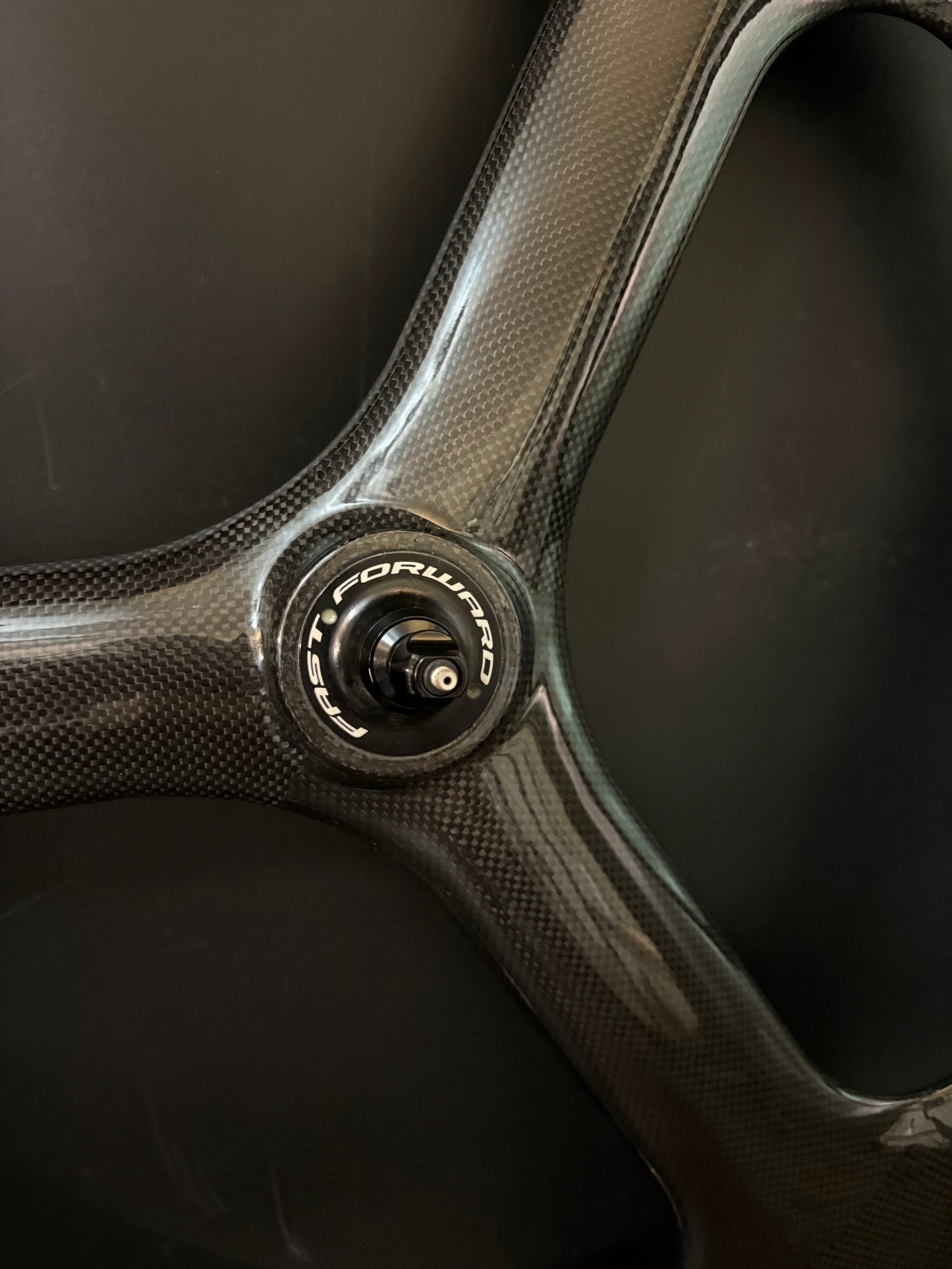 FFWD Tubular Tri Spoke Front Wheel Carbon