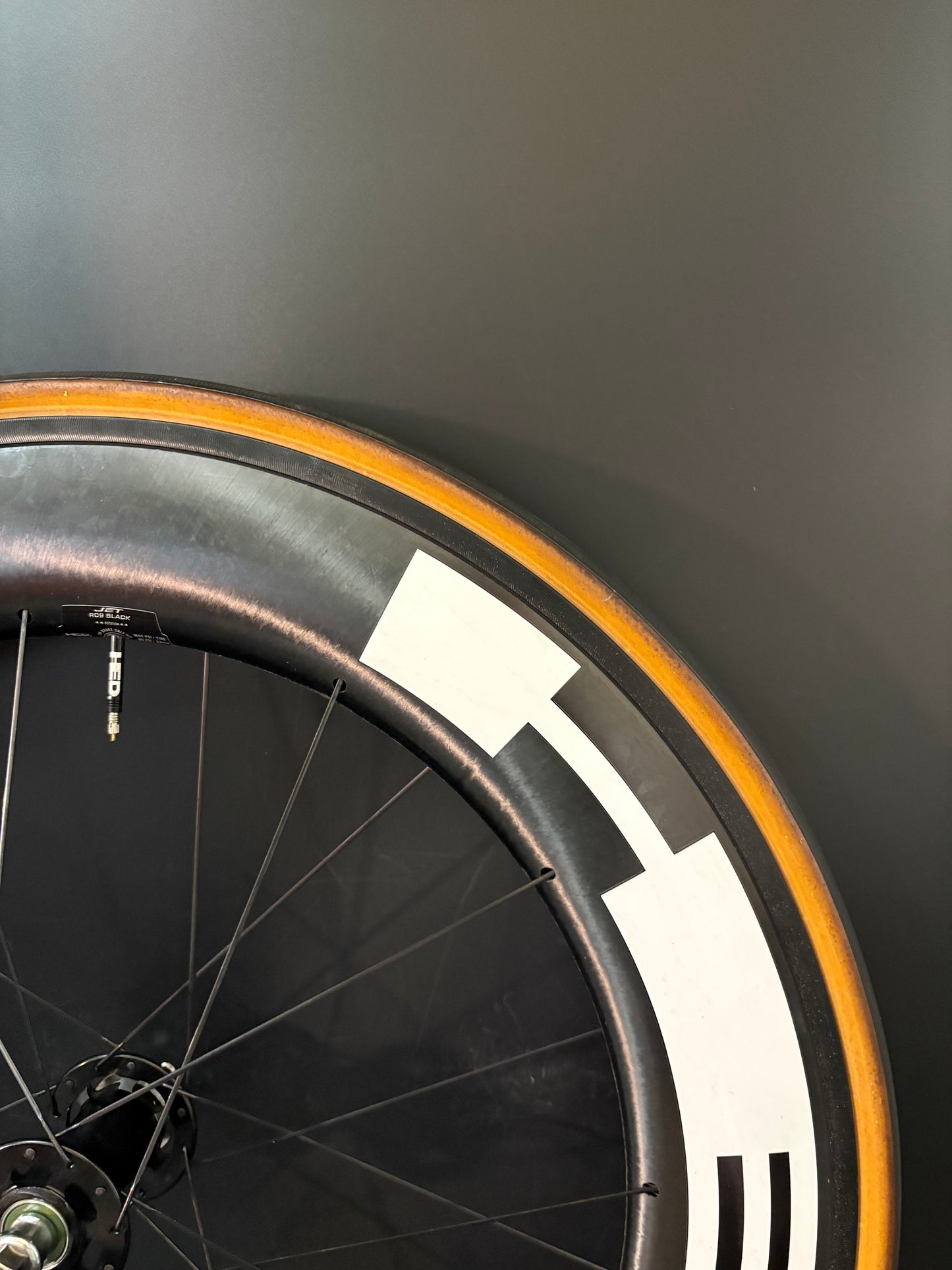 HED Jet RC9 Black Wheelset Carbon Clincher 24h