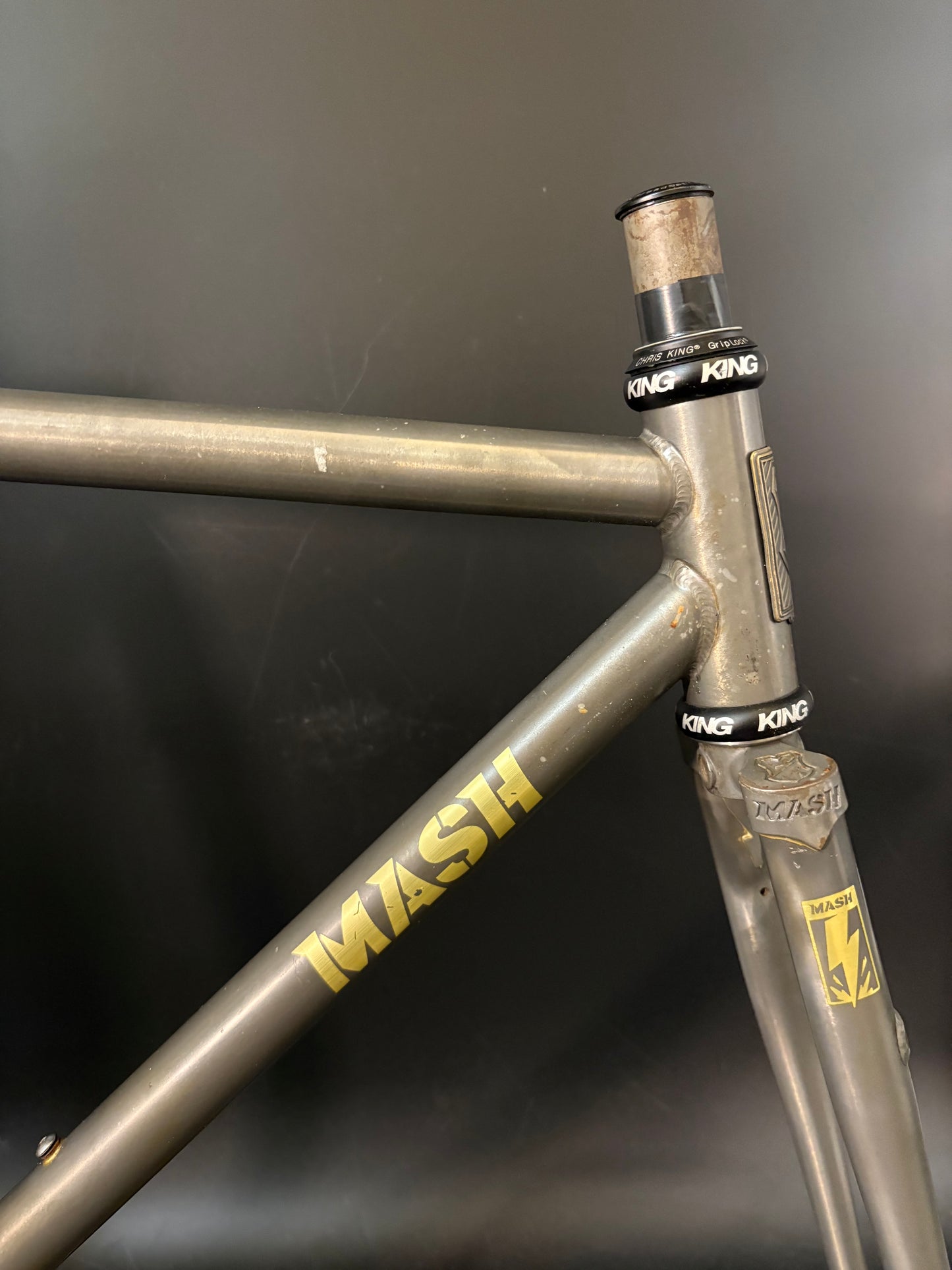 Mash Steel Frameset Raw 50cm XS w/ Rack
