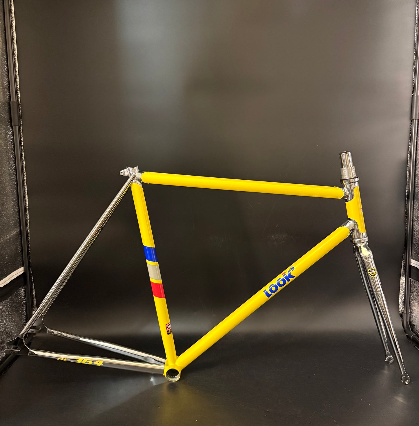 Look AC 364 Frameset Yellow/Chrome Medium
