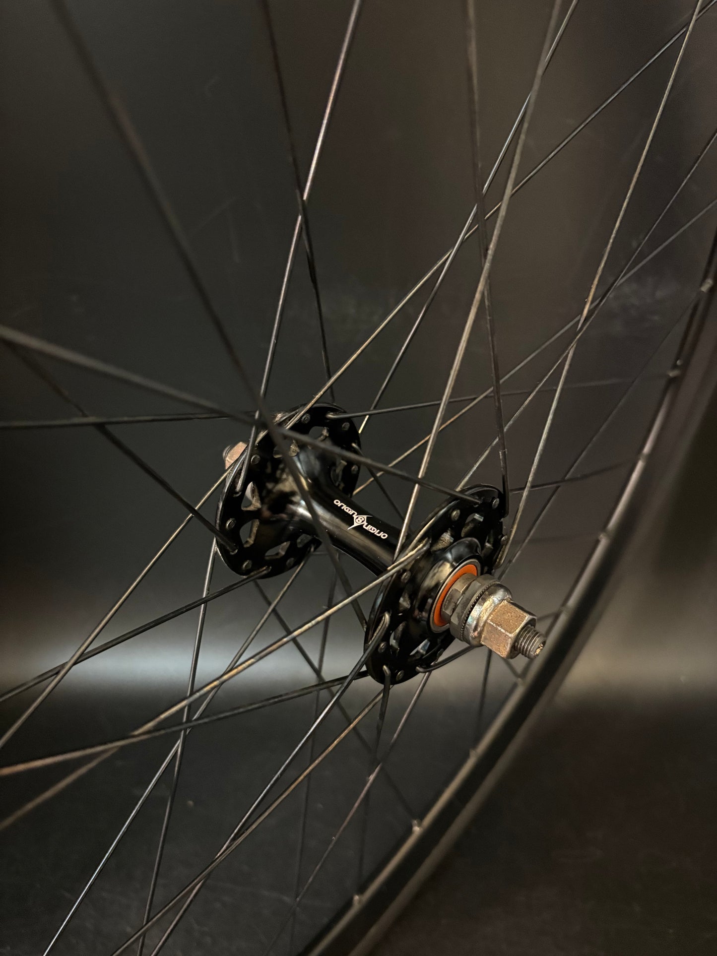 Velocity Deep V / Origin 8 Front Wheel Black 32h