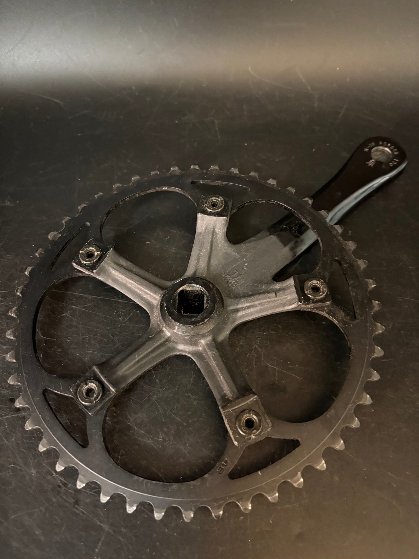 Sugino Messenger Crankset Black 170mm 48t 130bcd