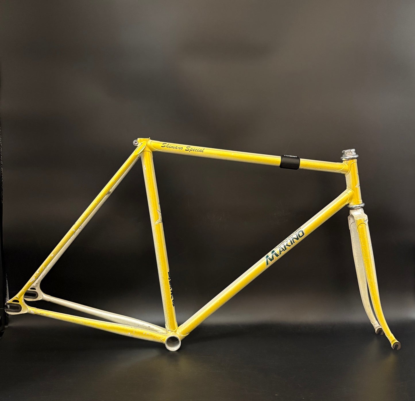 Makino NJS Frameset Yellow Fade 52cm ST 52.5cm TT