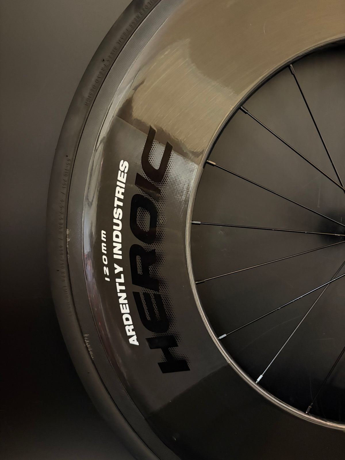 Ardently Heroic Wheelset 120mm Carbon Clincher 20/24h