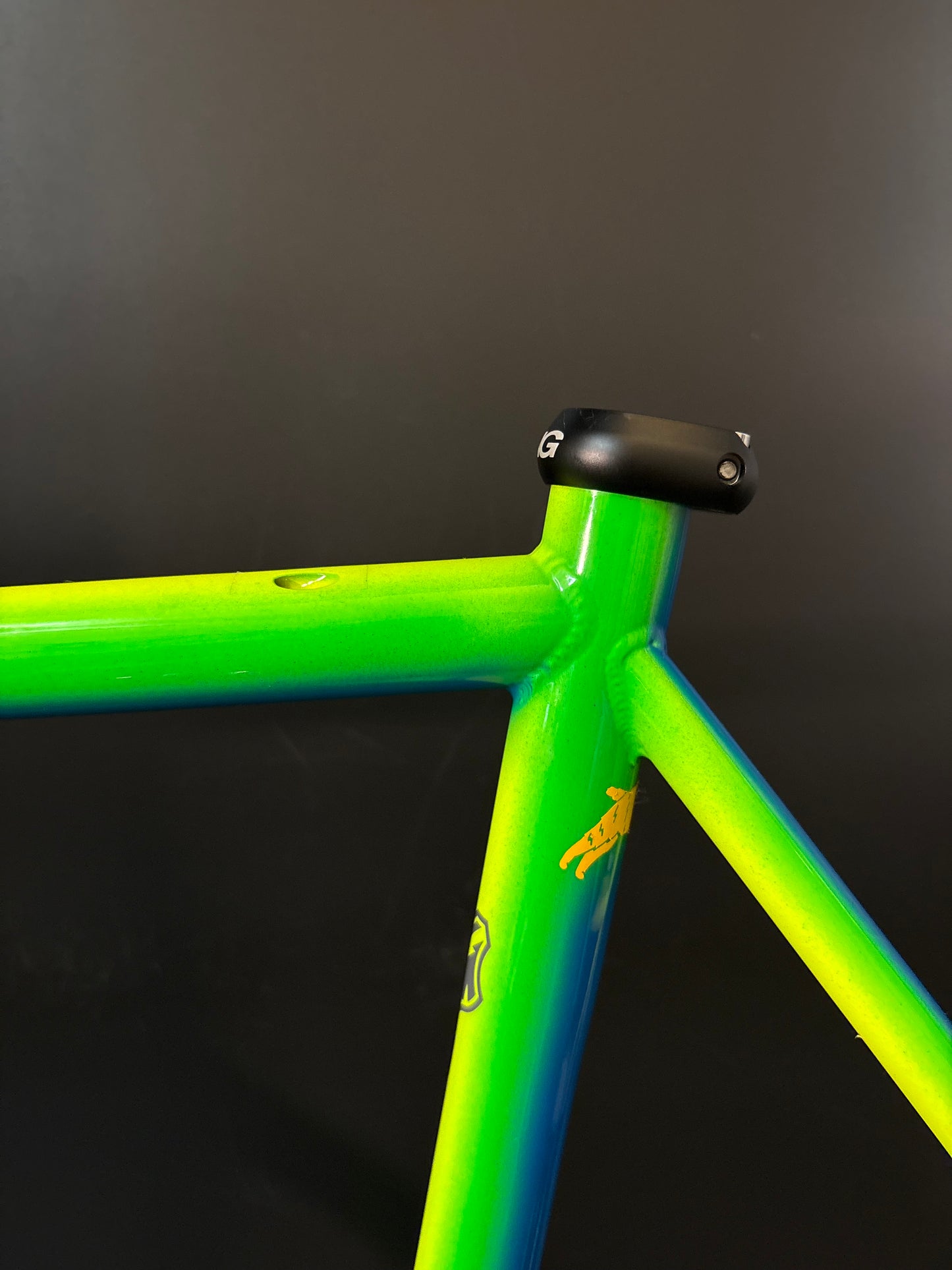 Mash Steel Frameset Neon Blue/Green Fade 53cm S