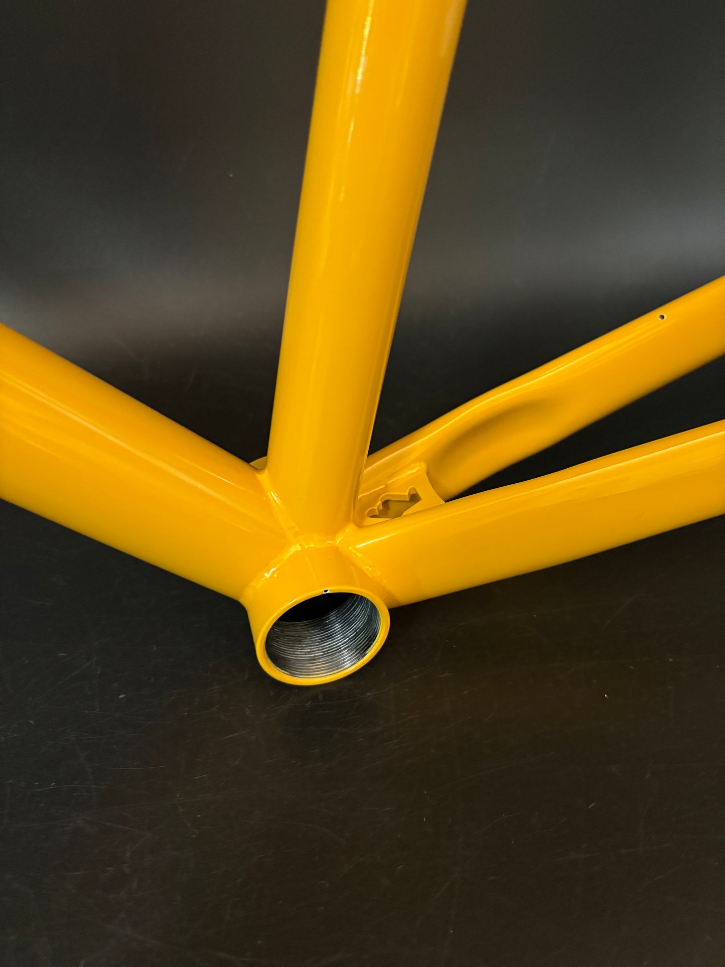 Brooklyn Machine Works Gangsta Track v4 Frameset Yellow Medium