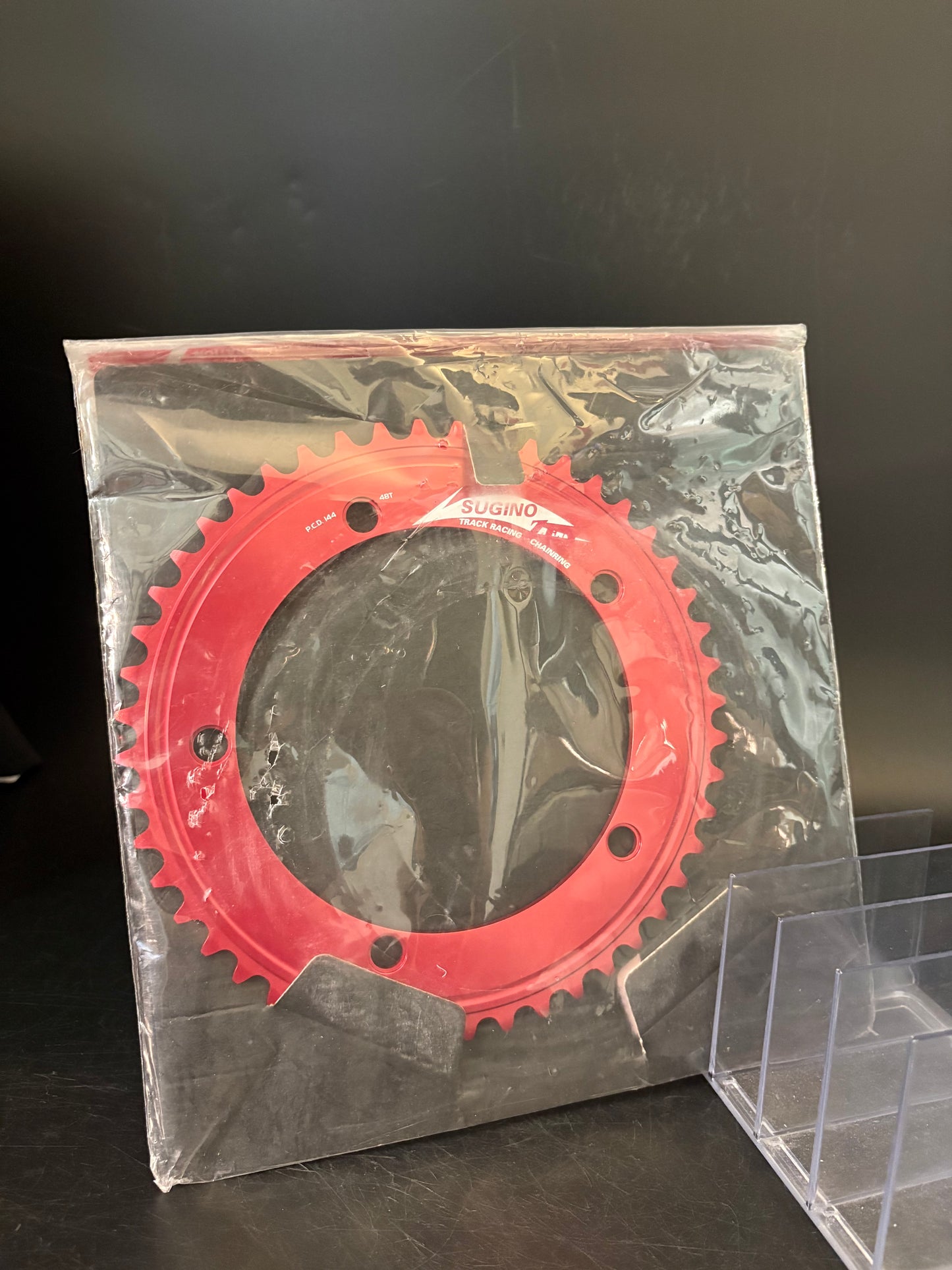 NEW Sugino Zen Chainring Red 48t