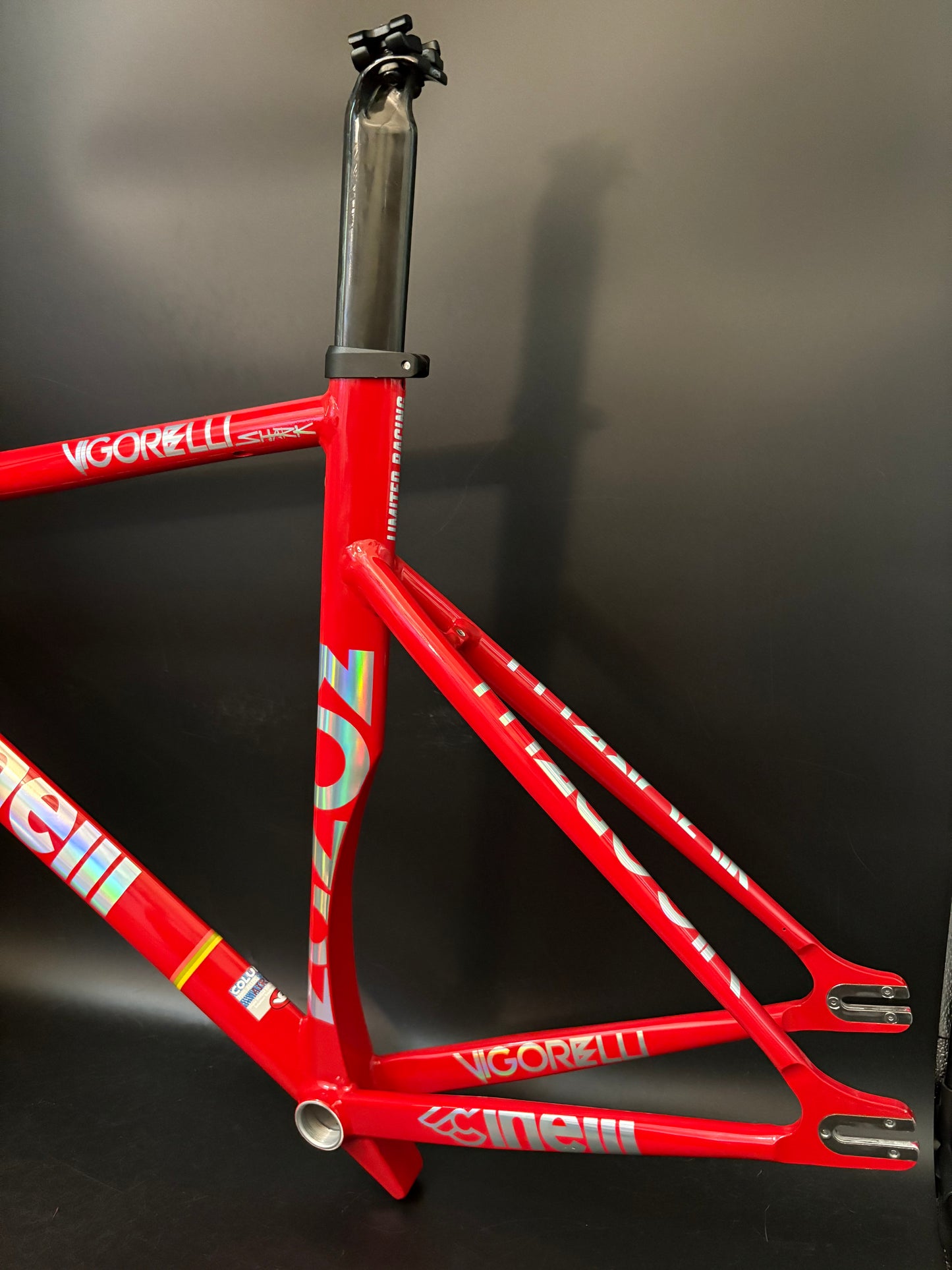 Cinelli Vigorelli Shark Frameset Red 56cm #1