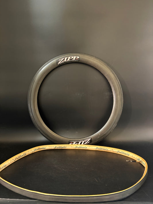 Zipp 60mm Carbon Tubular Rim 650c w/ Tire