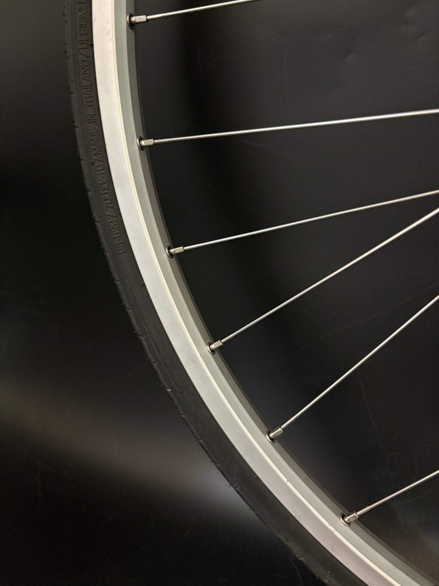 Sun Rims CR18 Silver / All City Gold Rear Wheel 32h
