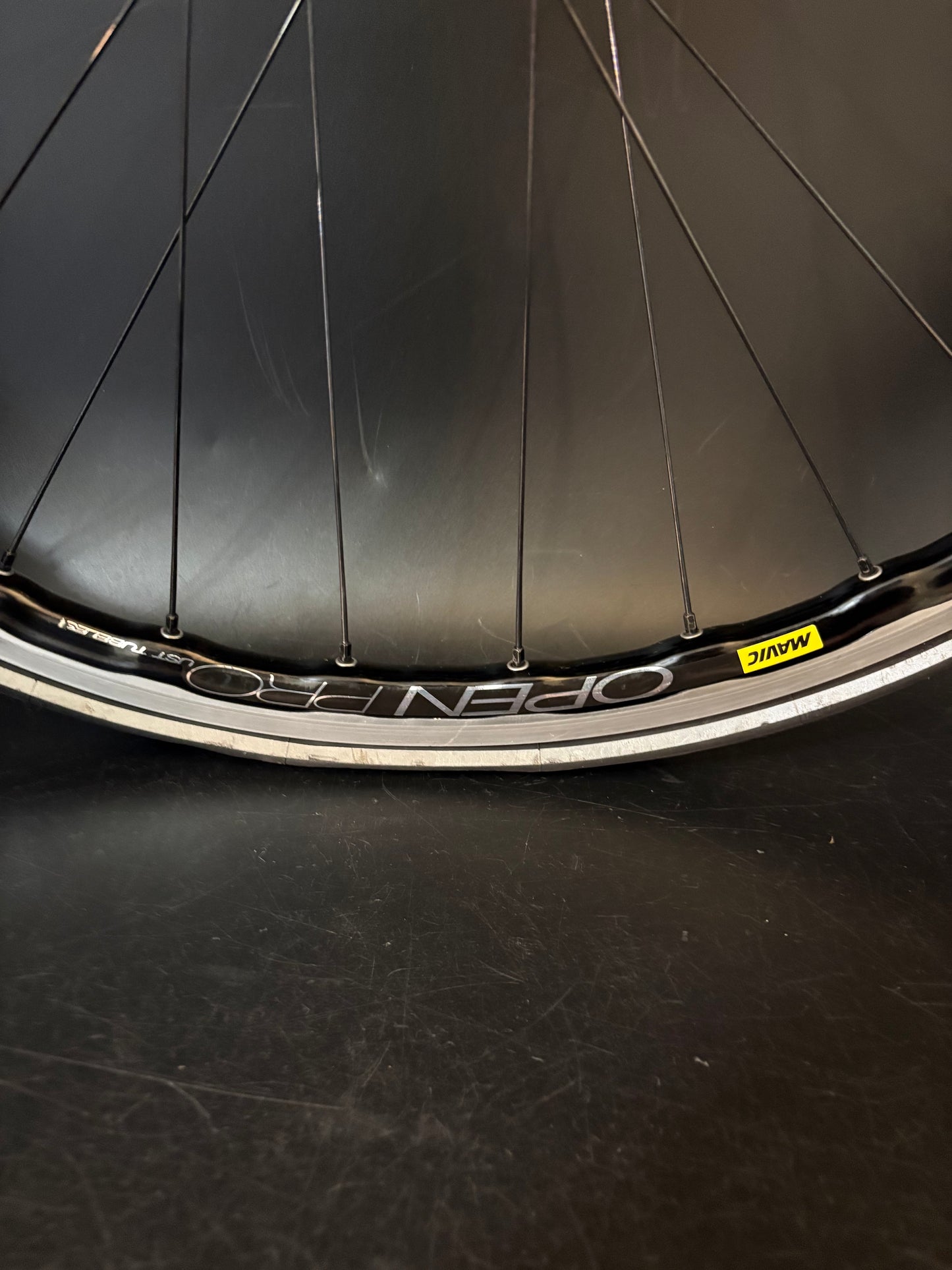 Mavic Open Pro UST Machined / Elite Shope Carbon Hub Wheelset 32h