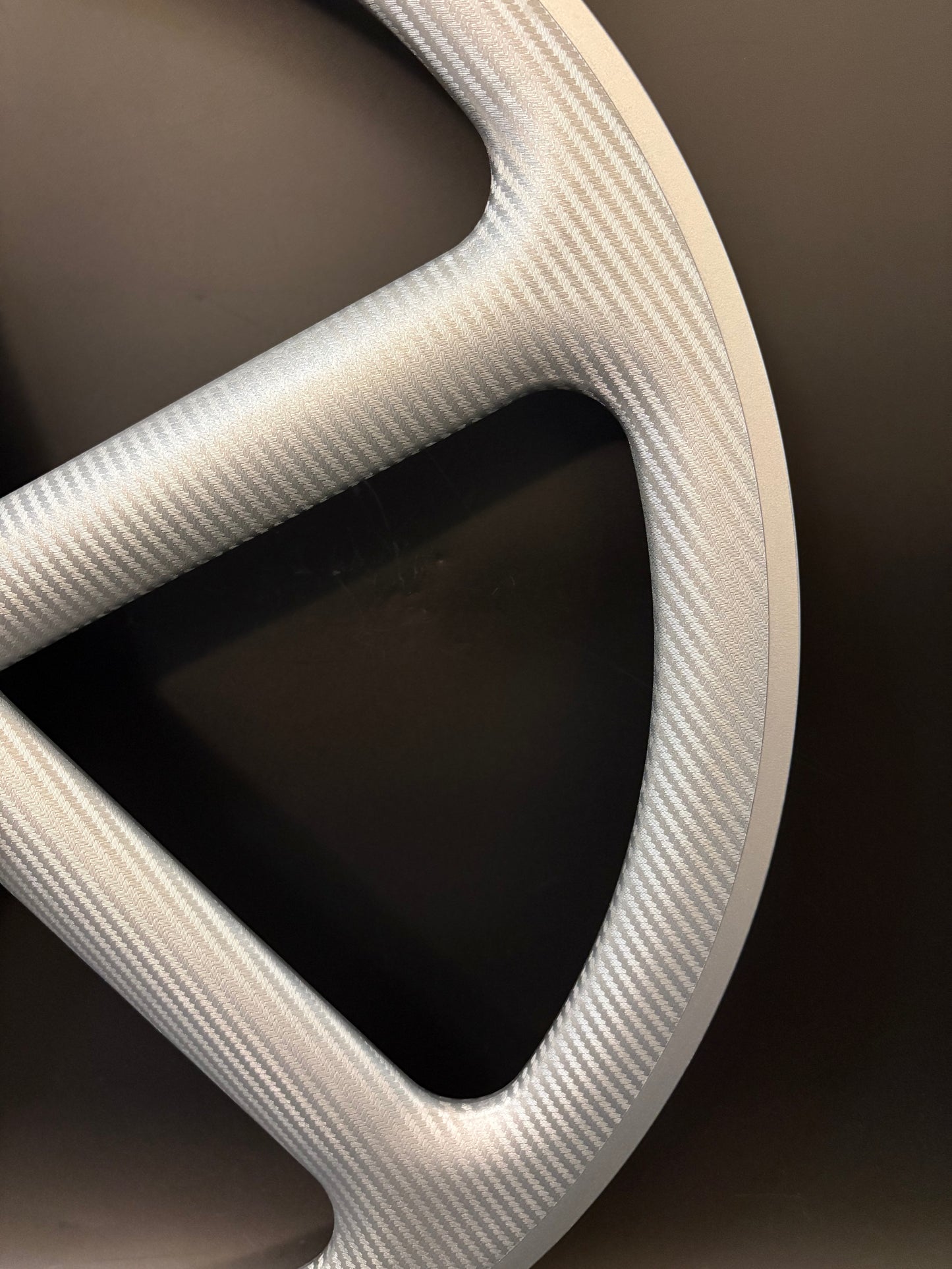 Encore 5 Spoke Rear Wheel Silver Carbon Weave