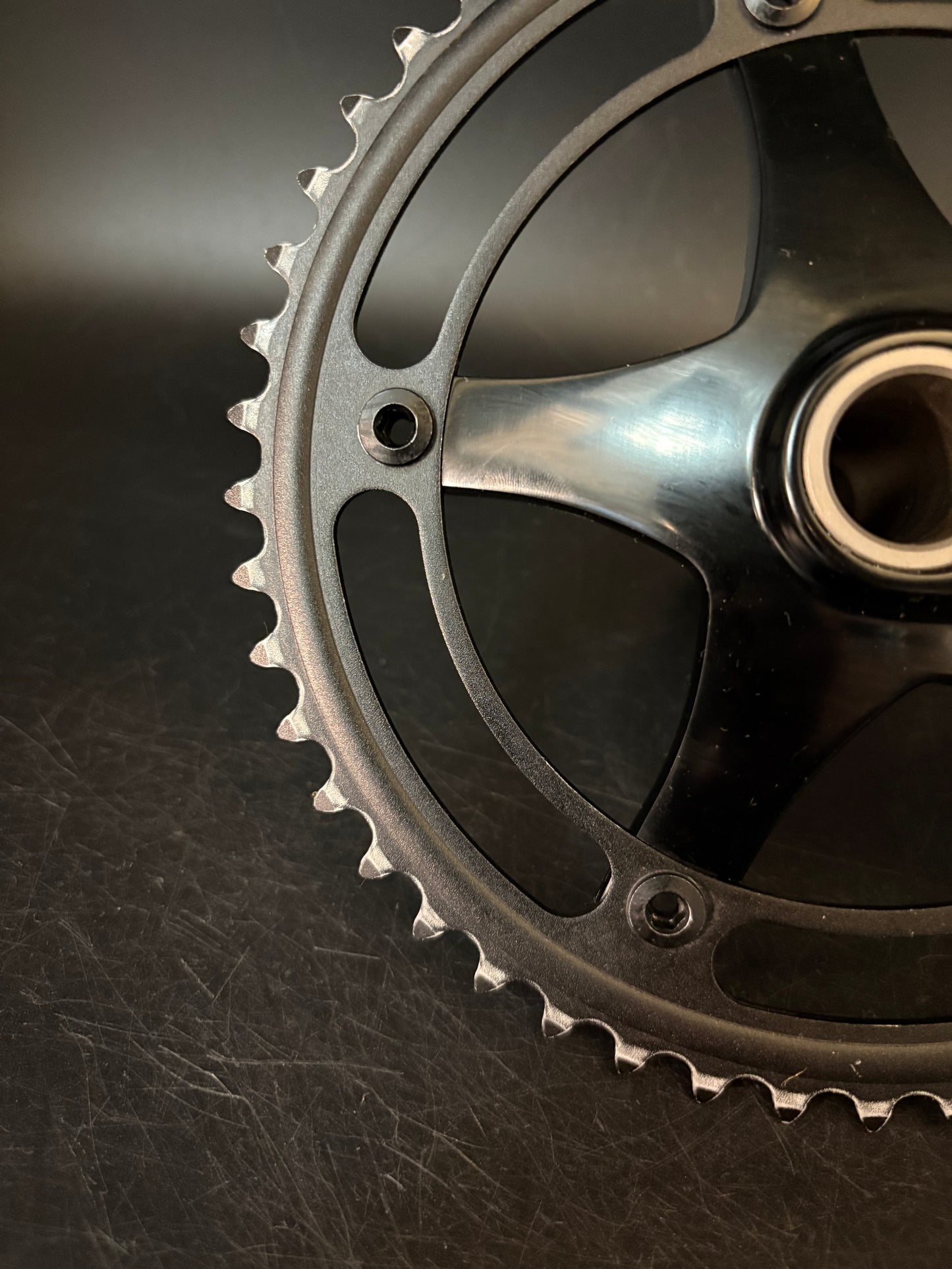 Unbranded Track Crankset Black 170mm 48t