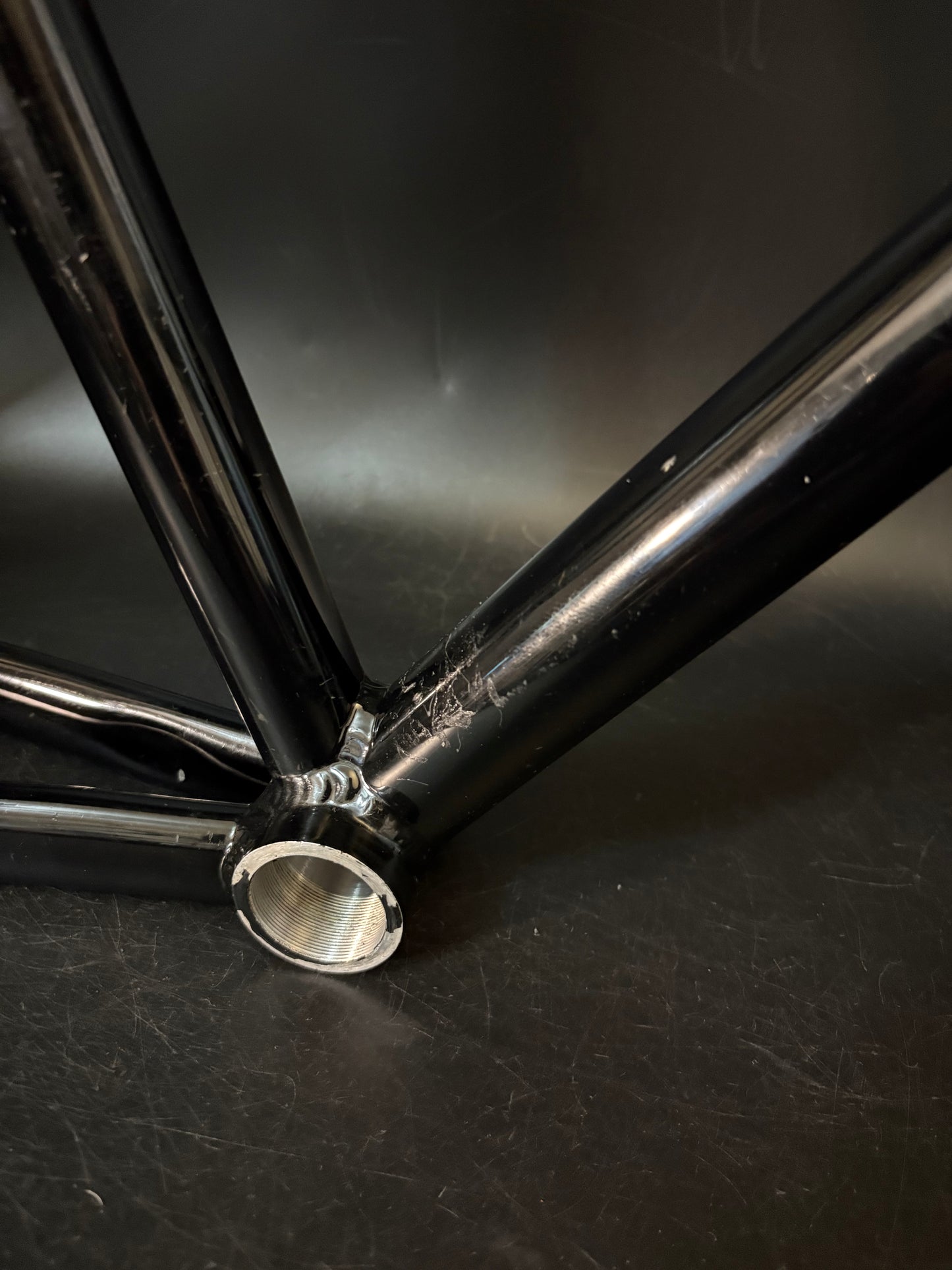 GT Pulse Kinesis Frameset Black 59cm ST c-t 56cm TT c-c
