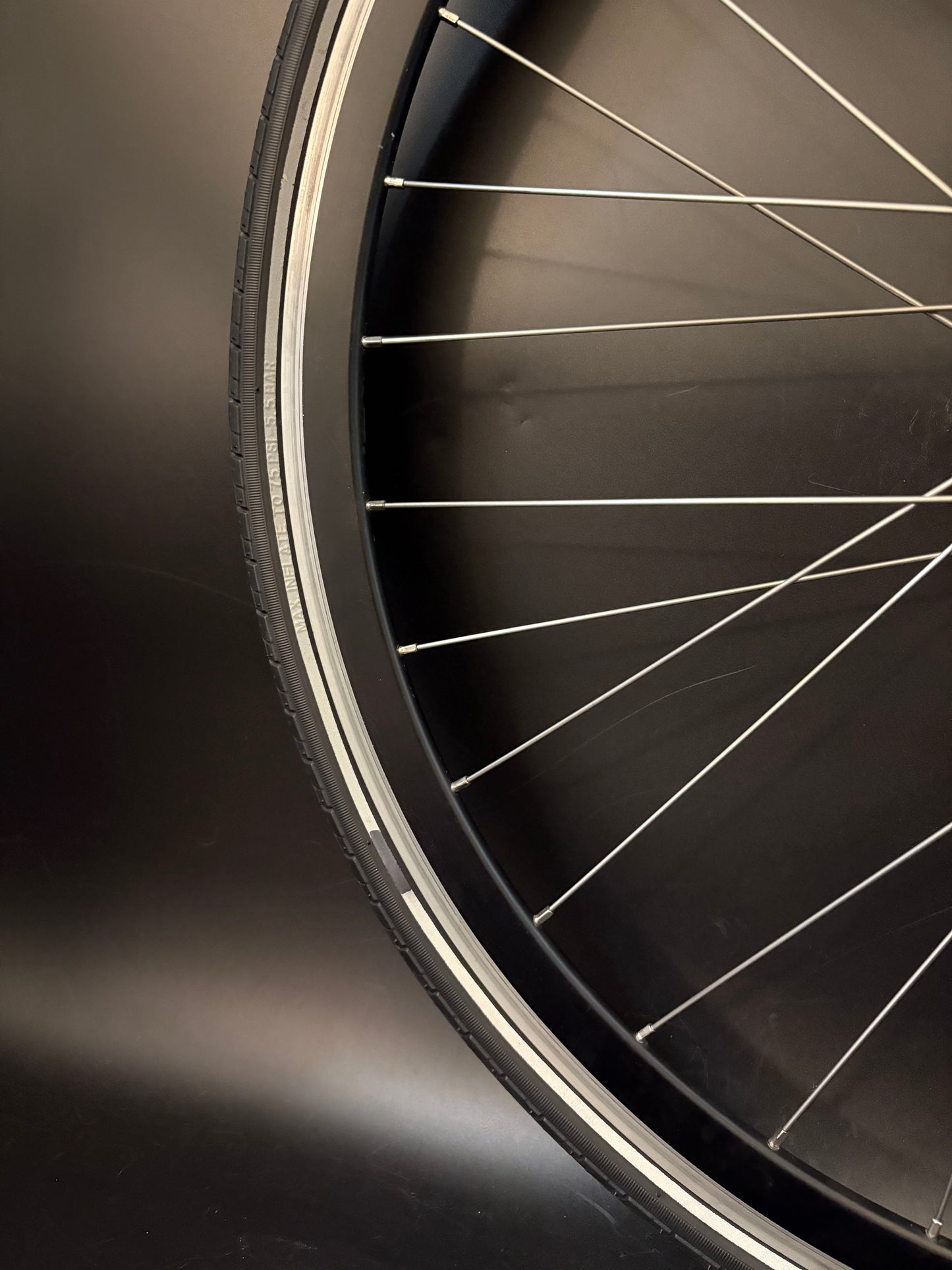 Velocity Deep V Black Machined / All City Wheelset 32h