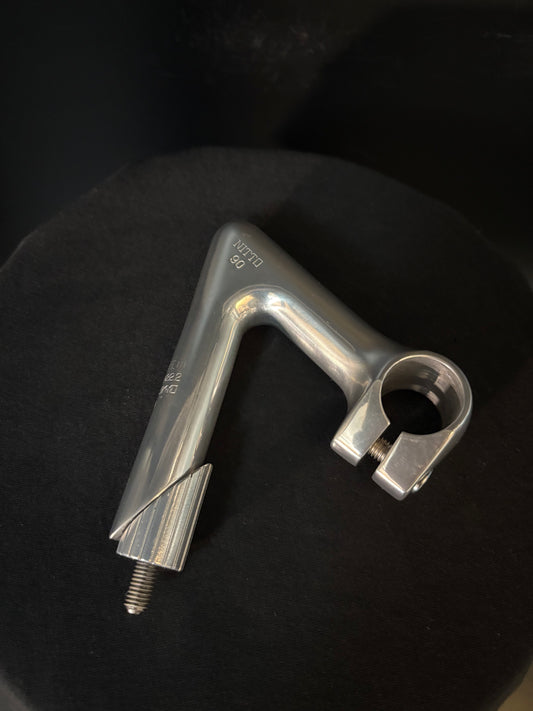 Nitto Jaguar 1” Threaded Quill Stem Silver 90mm 25.4