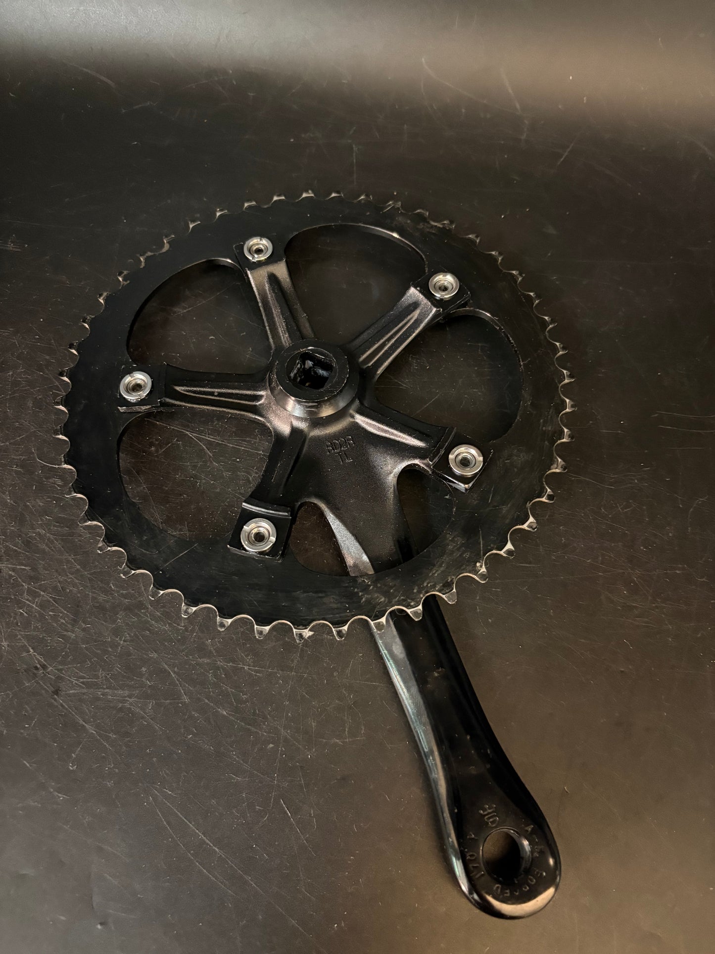 Sugino Messenger Crankset Black 170mm 47t 130bcd