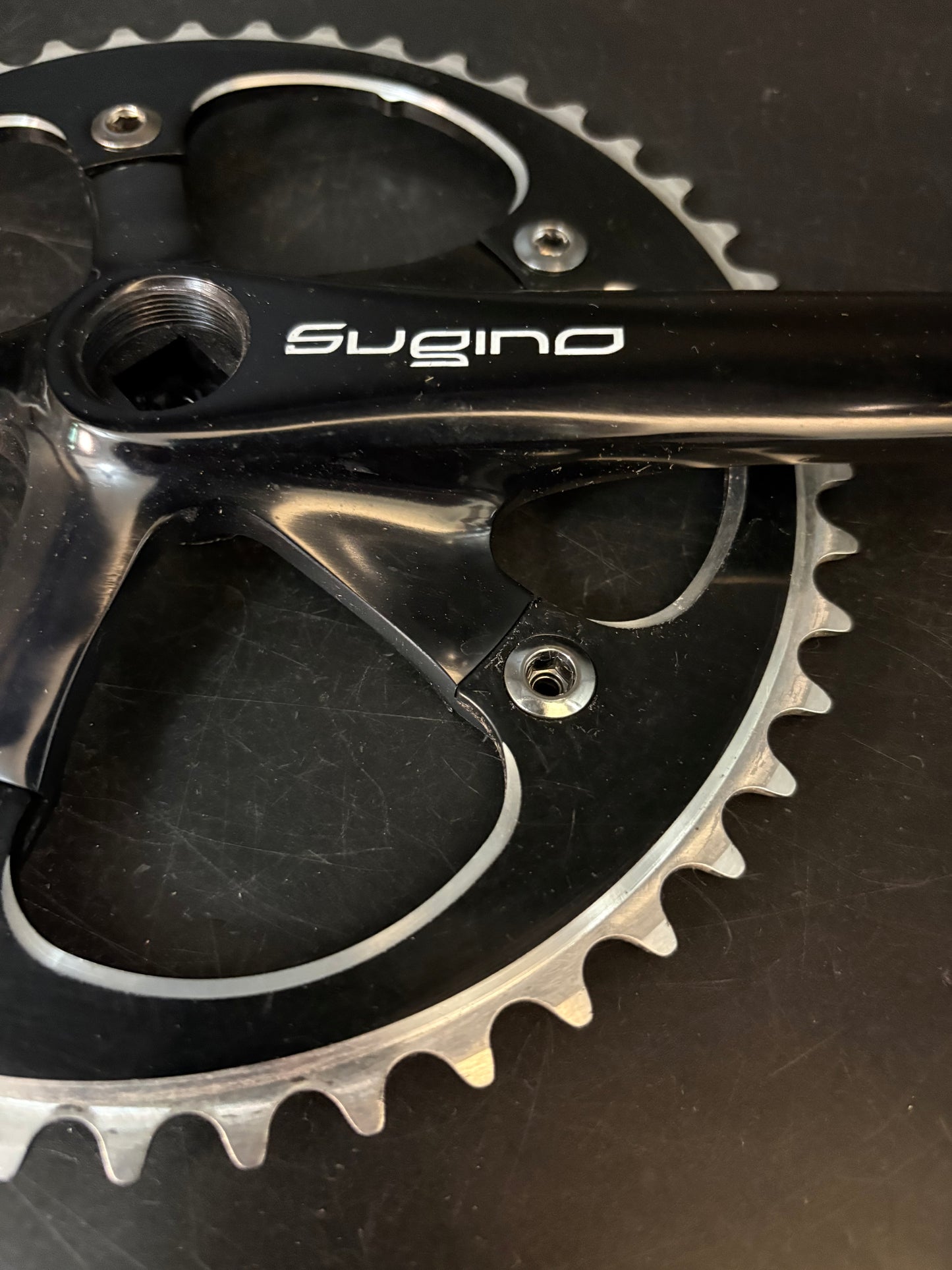 Sugino Messenger Crankset Black 170mm 47t 130bcd