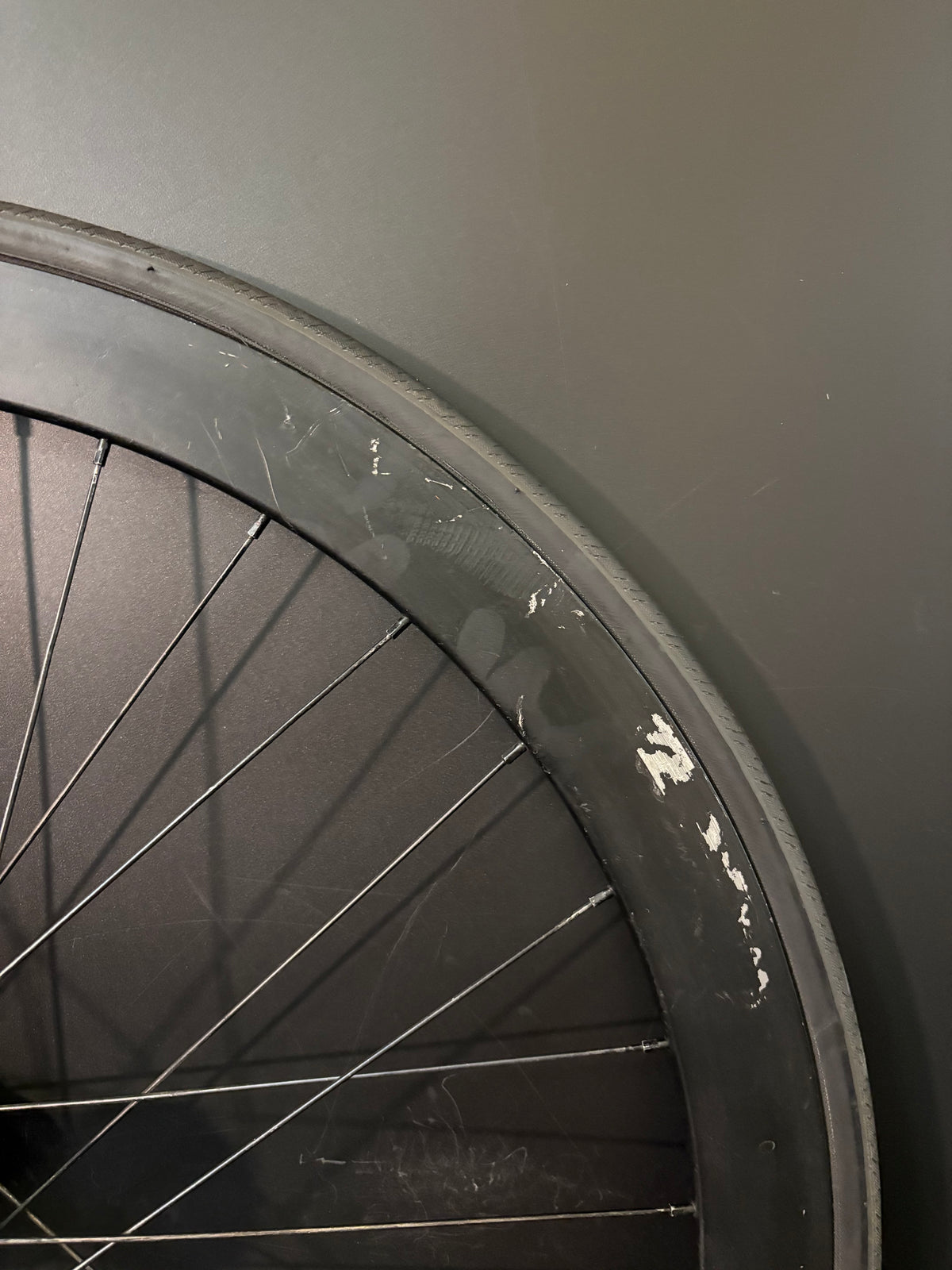 Velocity B43 Black / Phil Wood Front Wheel 32h