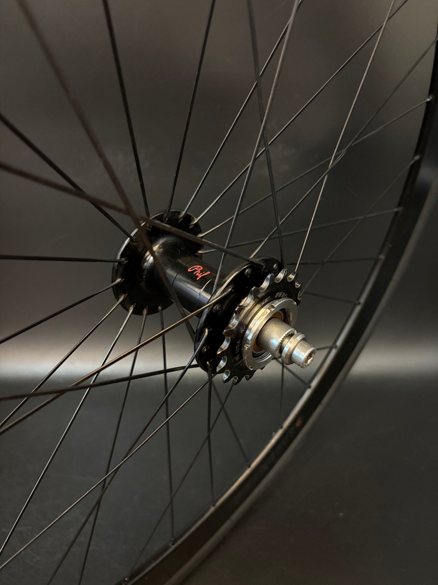 Velocity B43 Black / Phil Wood Wheelset 32h